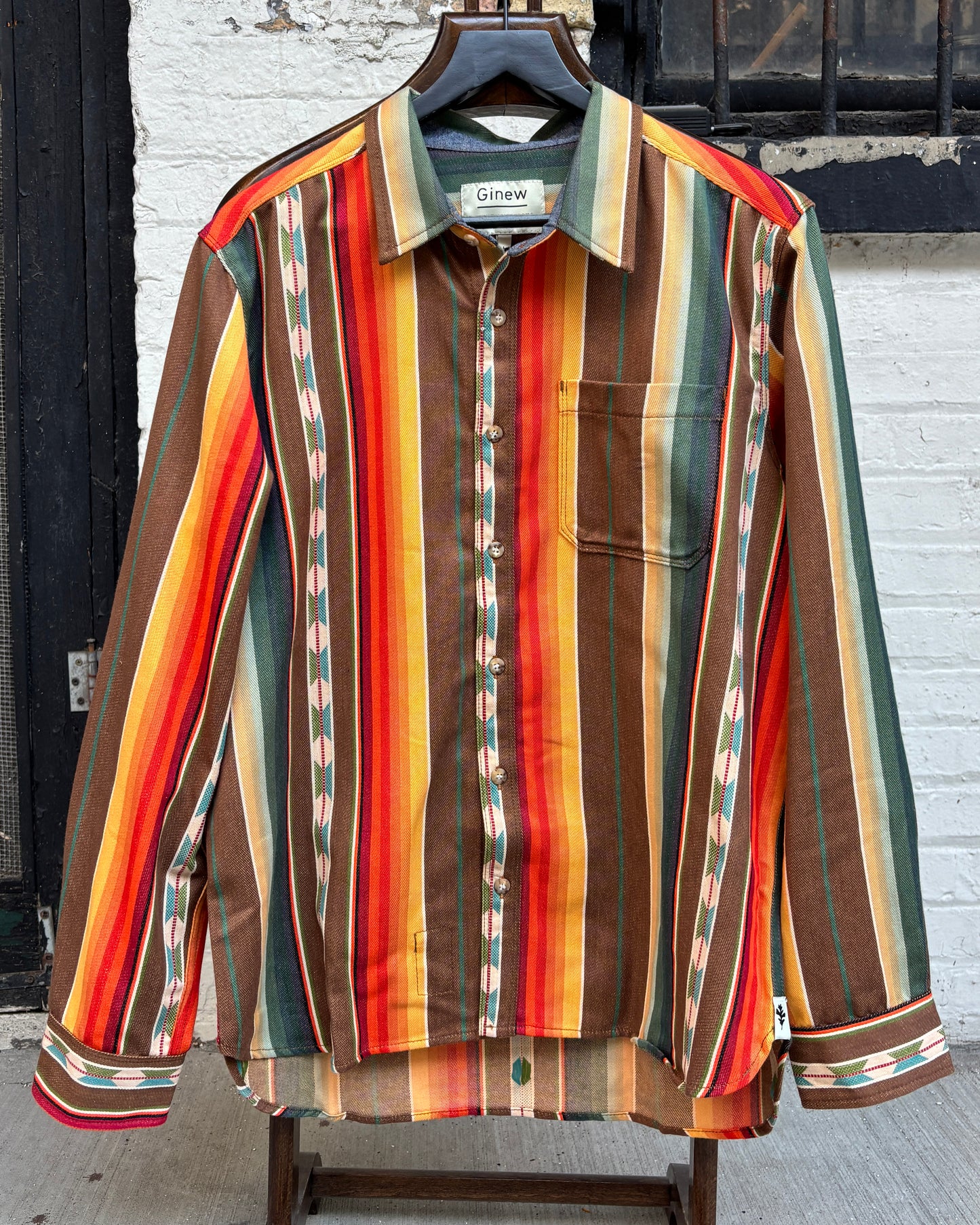 Ginew Mohican Stripe Shirt Mountain Pass