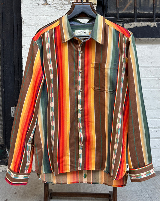 Ginew Mohican Stripe Shirt Mountain Pass