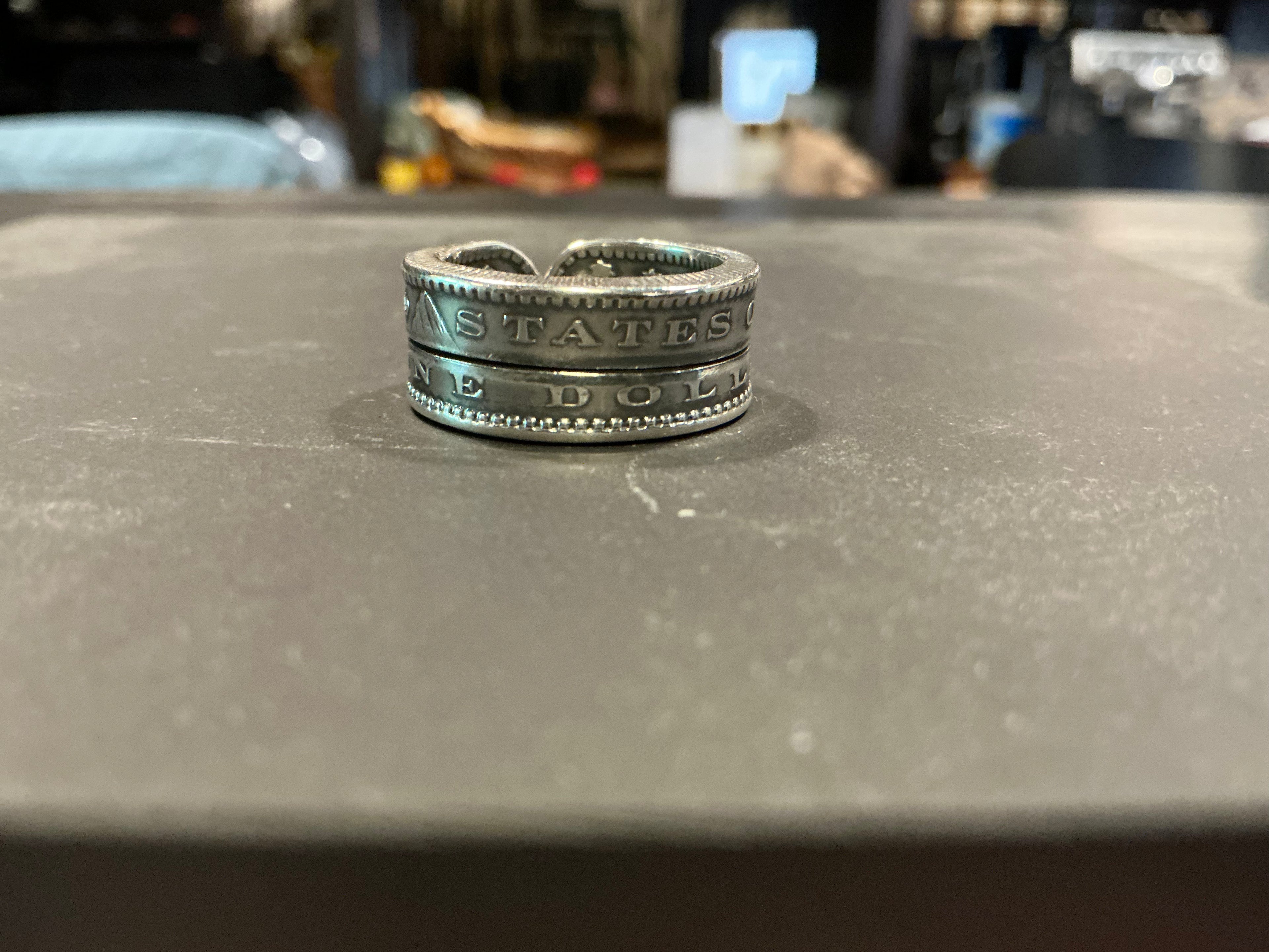 North Works Morgan Dollar Ring Type 2