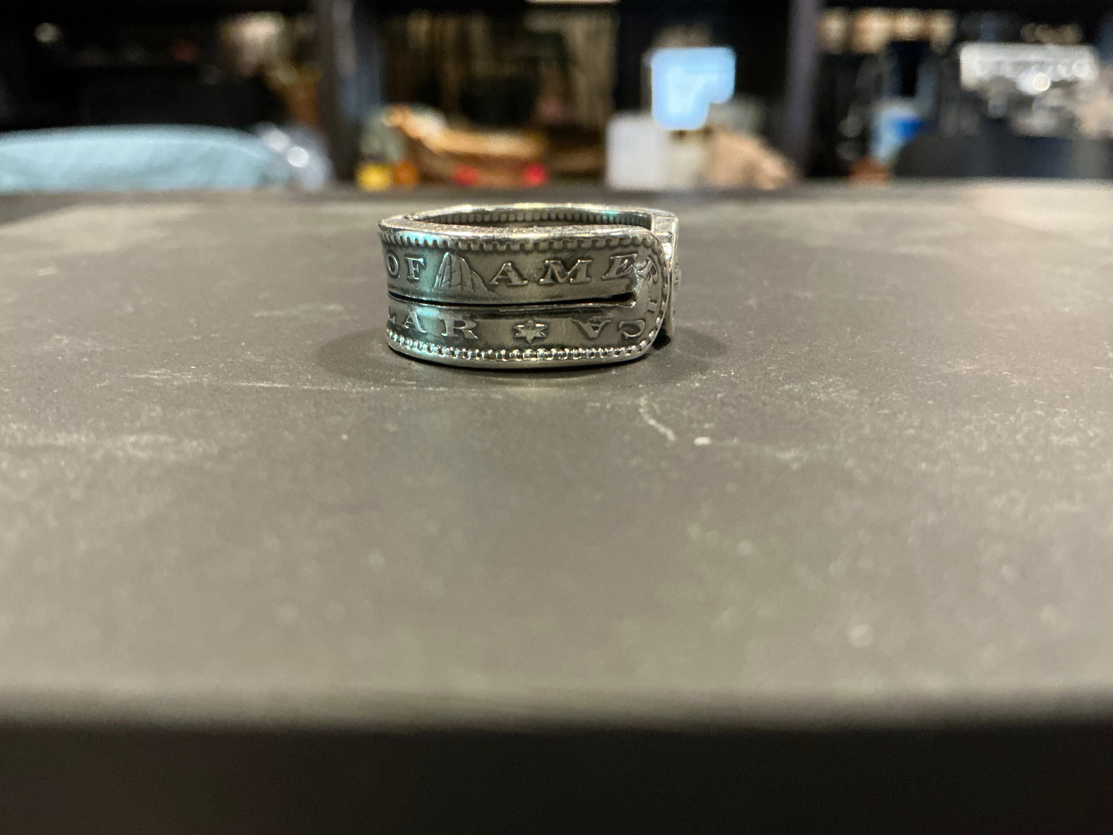 North Works Morgan Dollar Ring Type 2