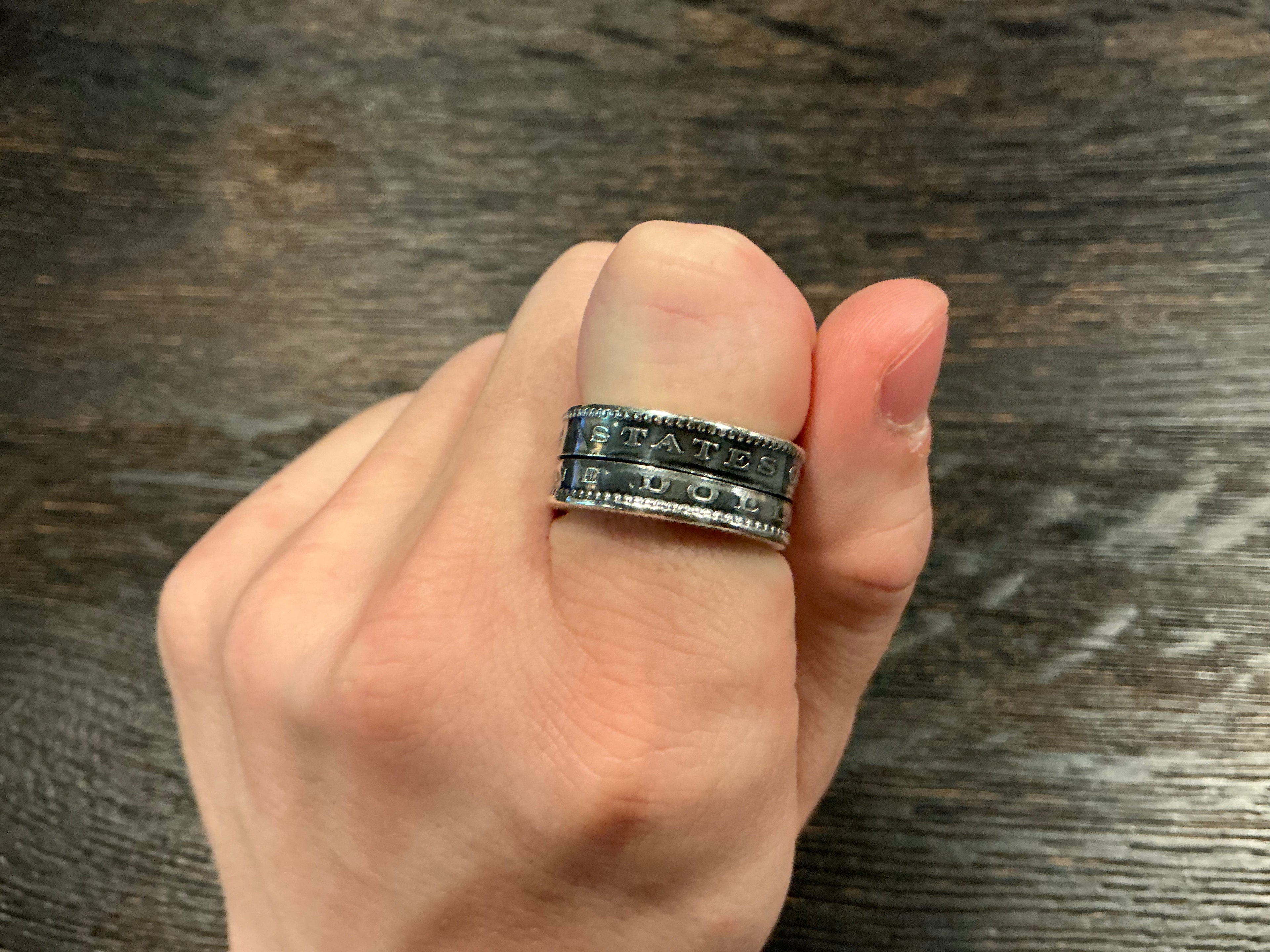 North Works Morgan Dollar Ring Type 2