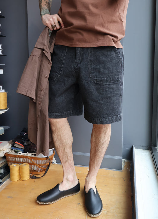 Kappy Fatigue Denim Half Pants