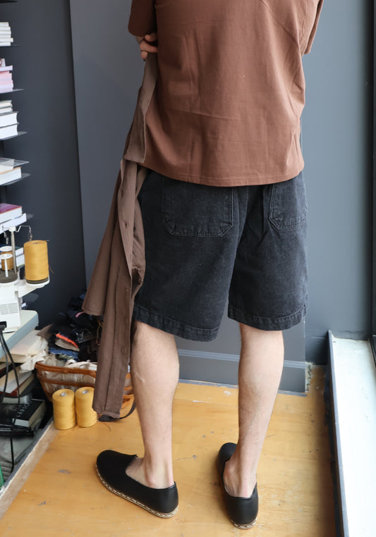 Kappy Fatigue Denim Half Pants