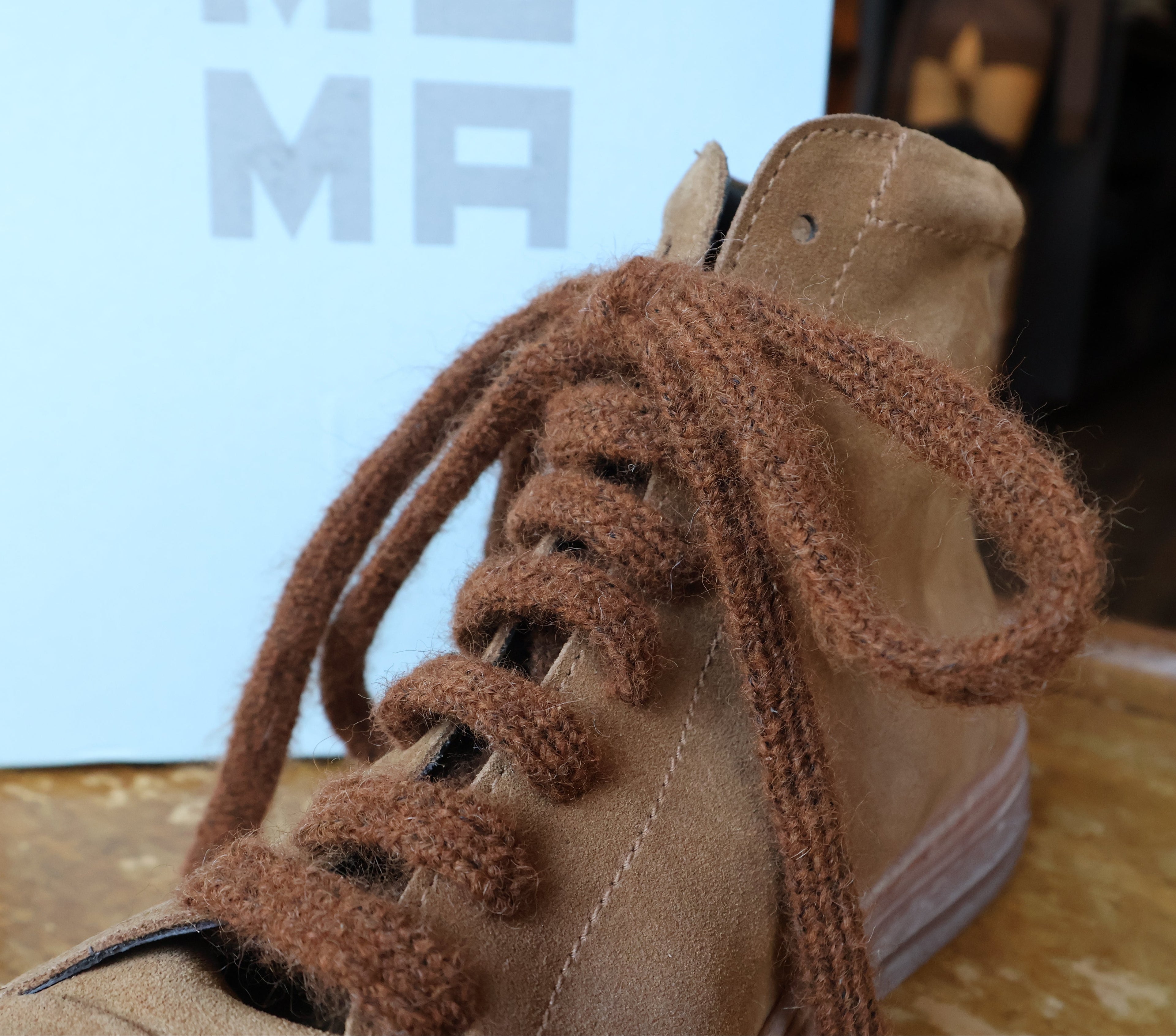 MOMA Fox Cognac Sneakers