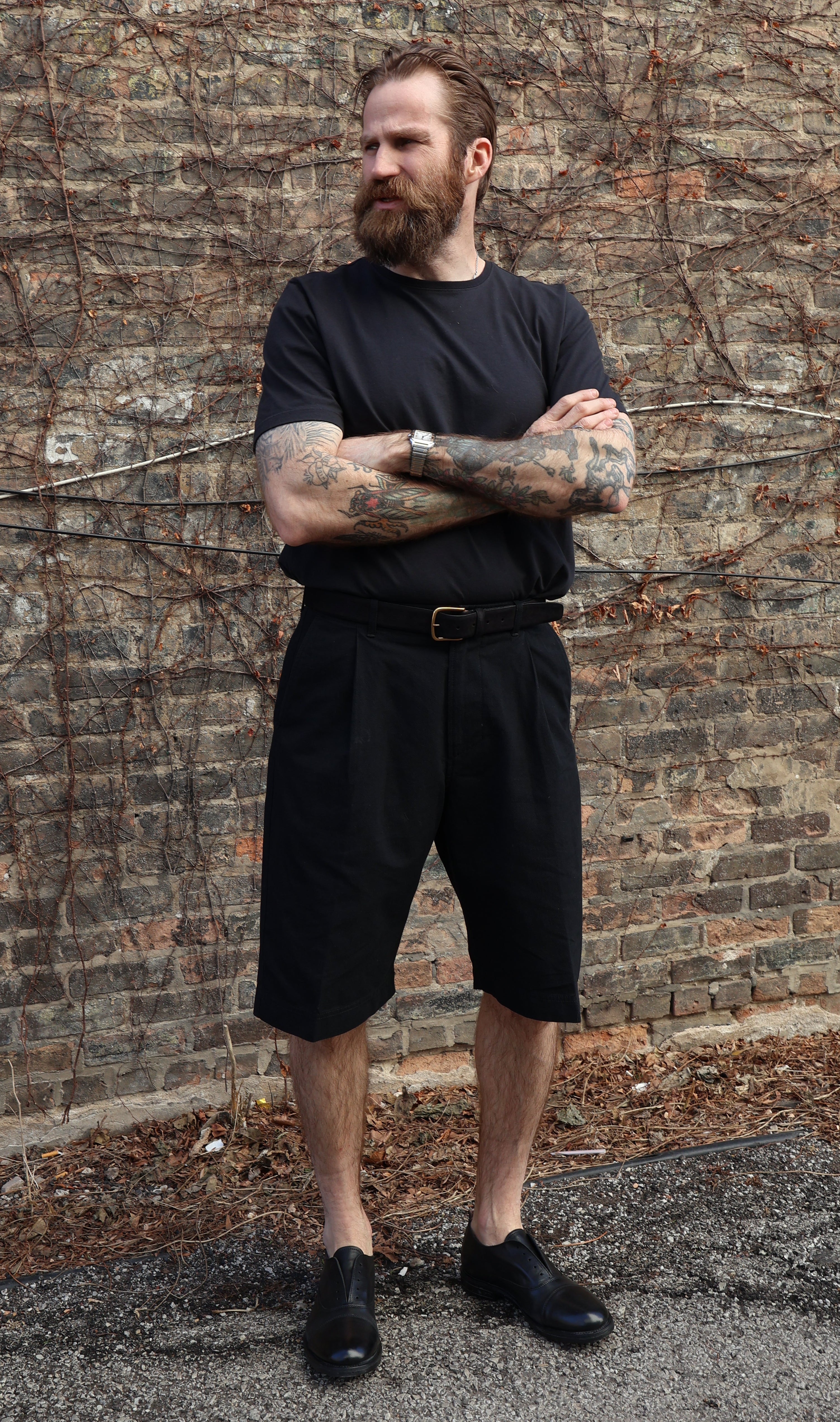 Hansen Robin Wide Pleated Shorts