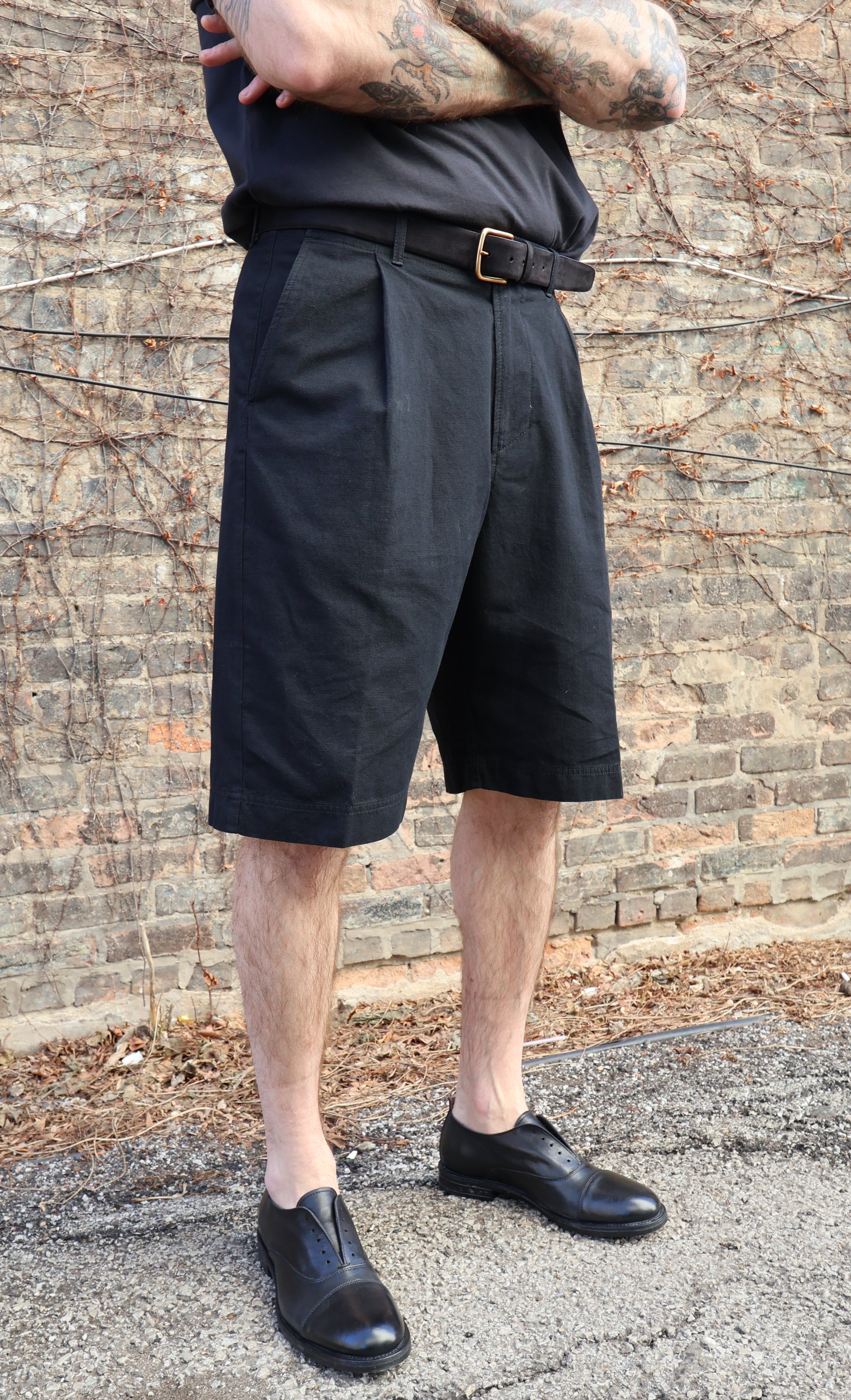 Hansen Robin Wide Pleated Shorts