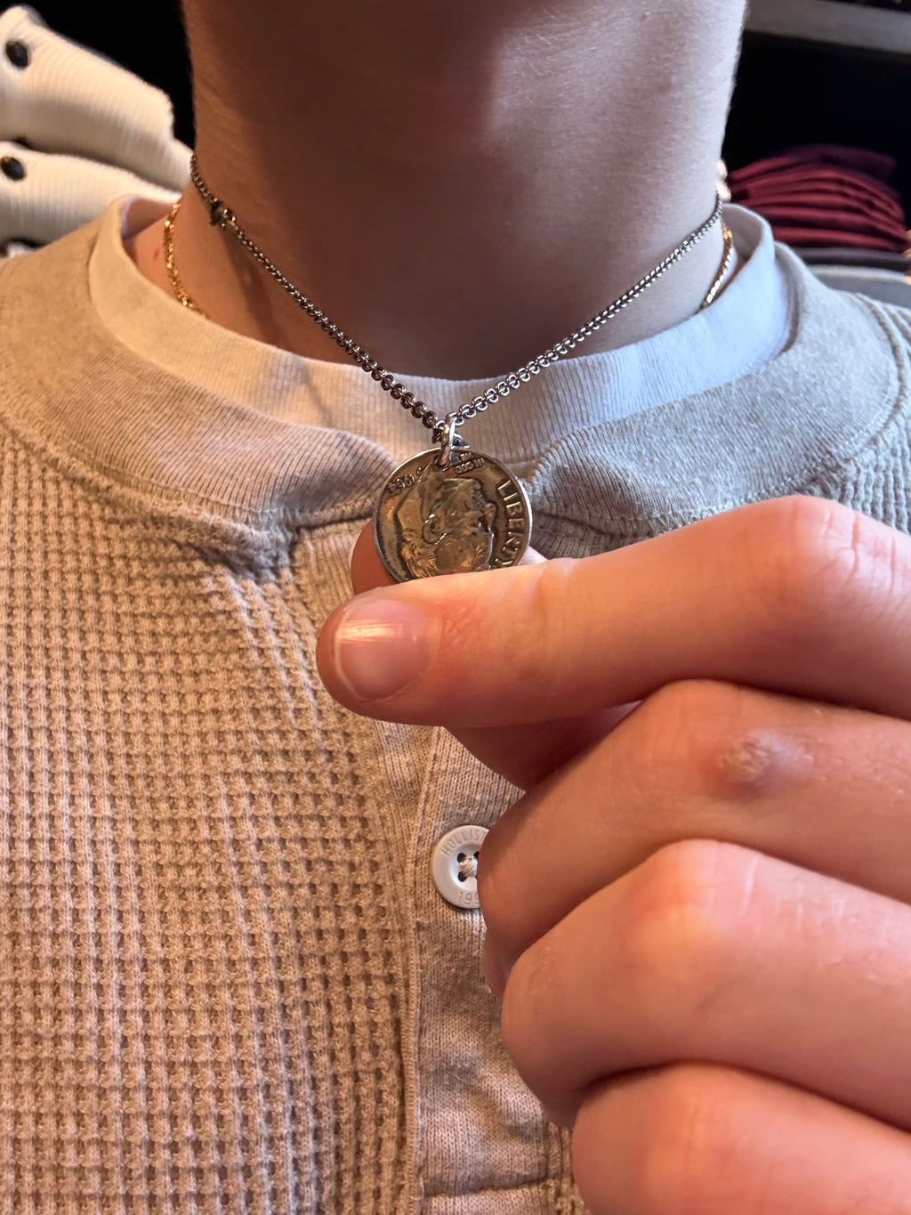 North Works Dime Necklace