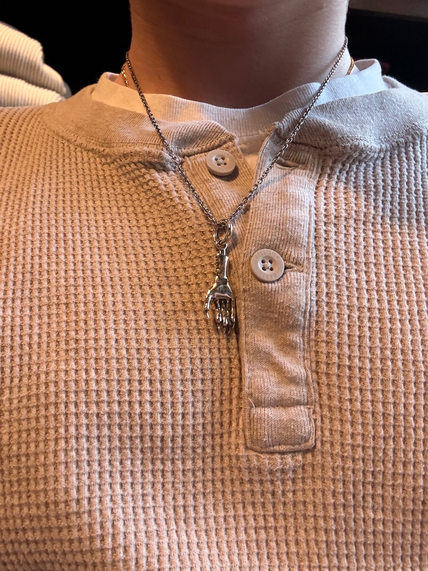 O.P Jewellery Magpie Hand Pendant