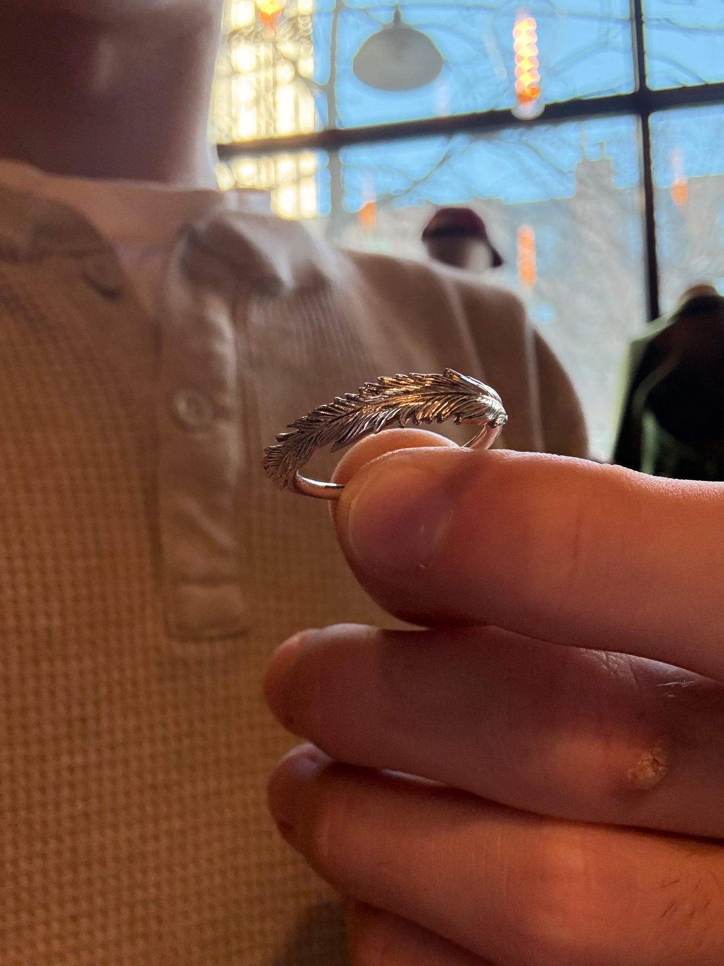 O.P Jewellery Feather Ring