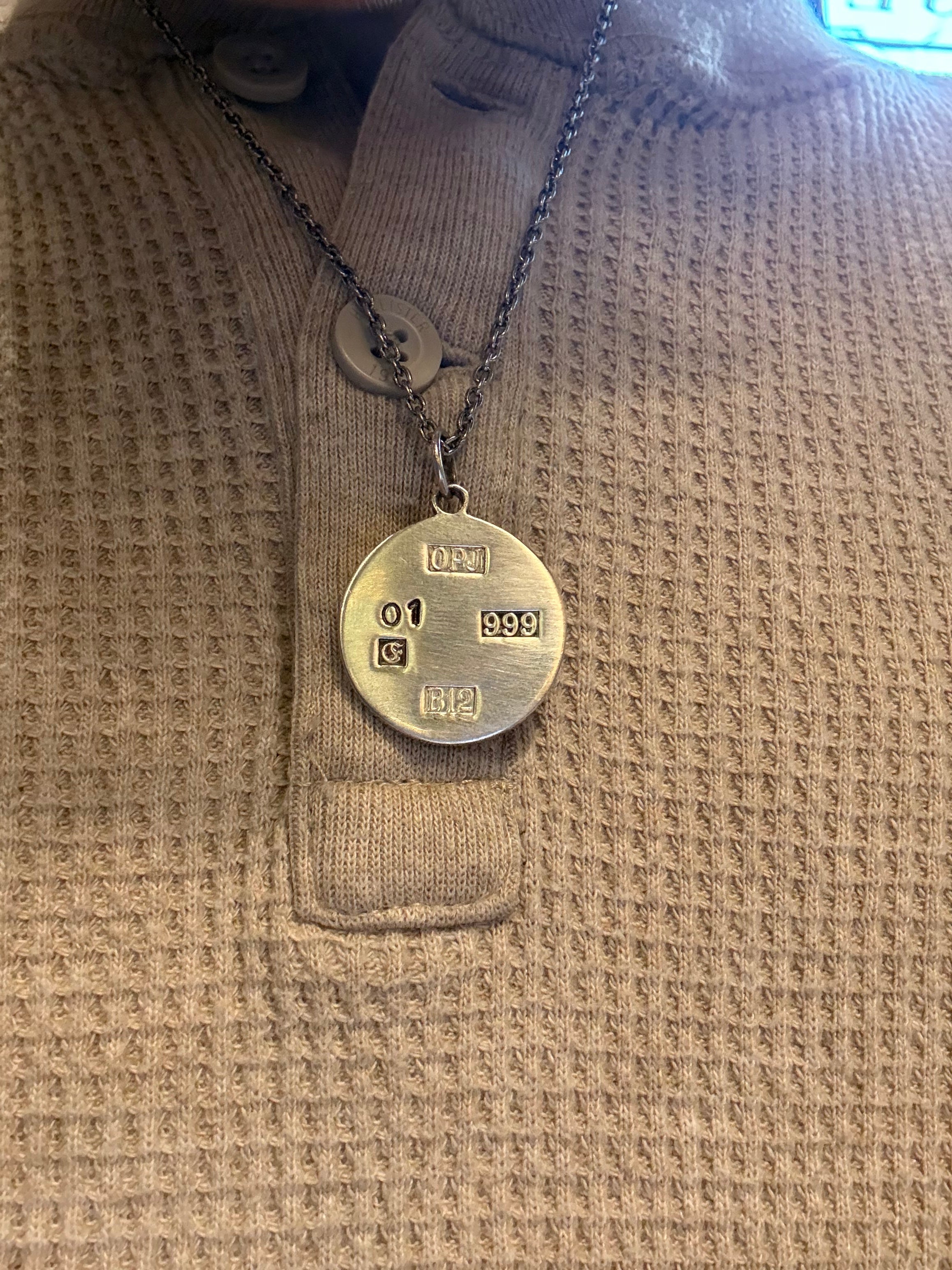 Blank Coin Pendant