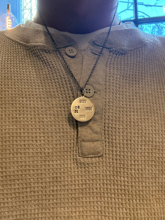 Blank Coin Pendant