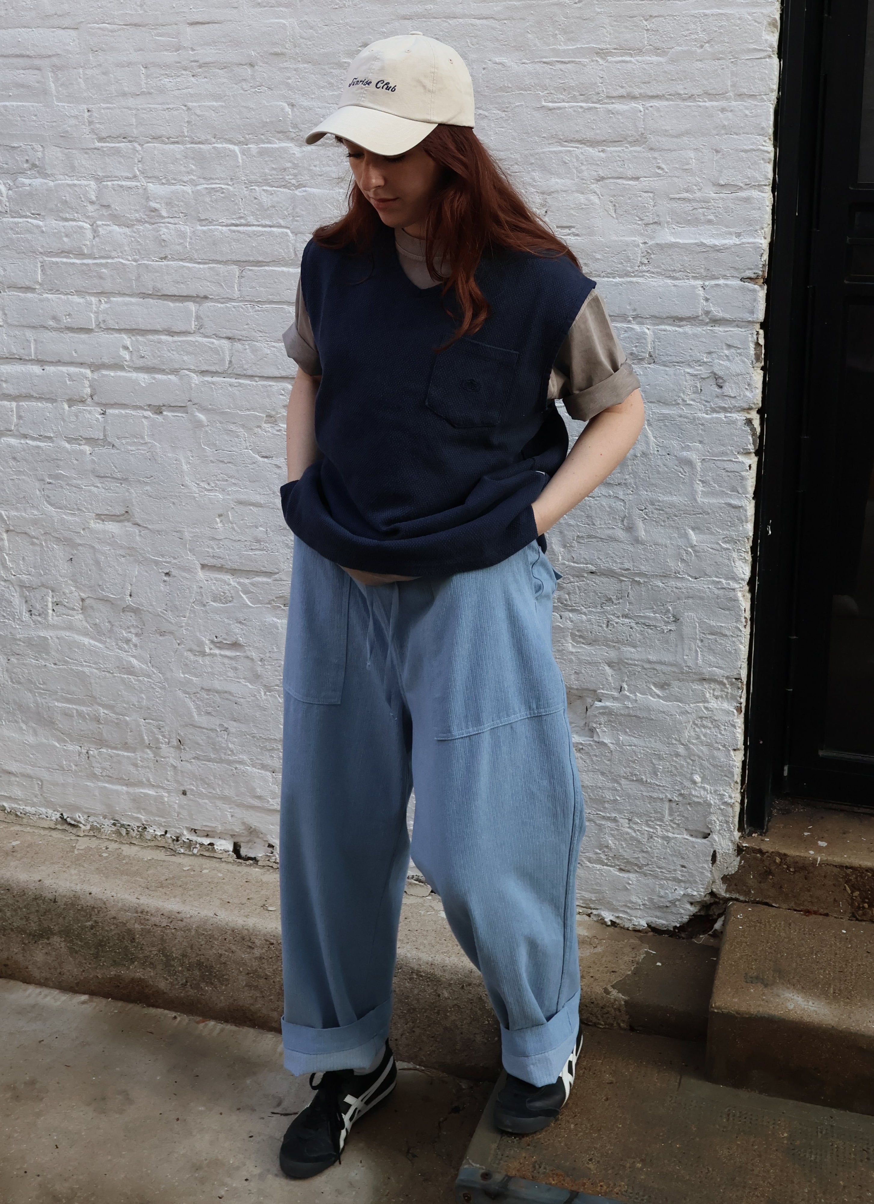 Kappy Fatigue Stripe Denim Pants