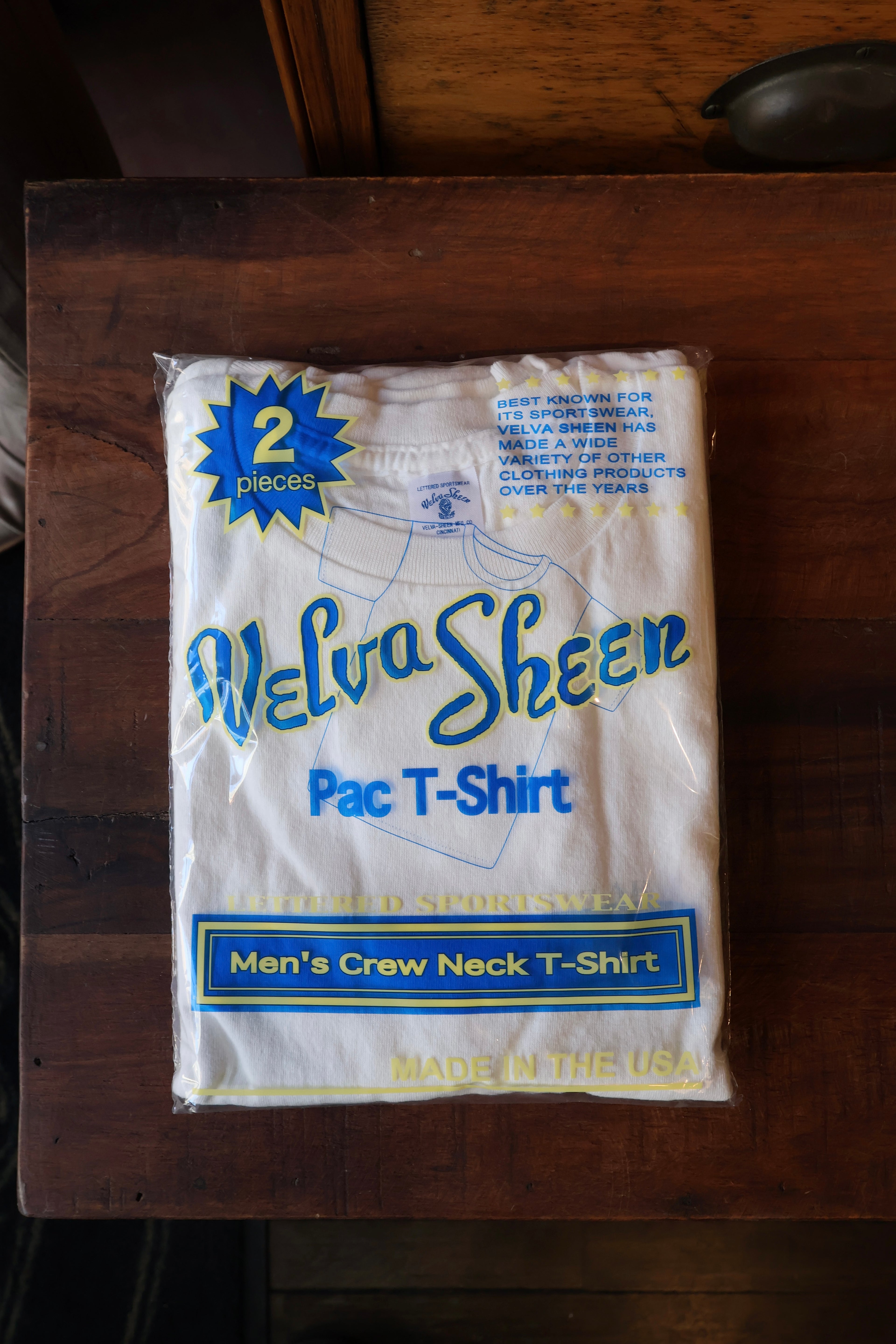 Velva Sheen 2 Pac Short Sleeve Crew Neck Tee