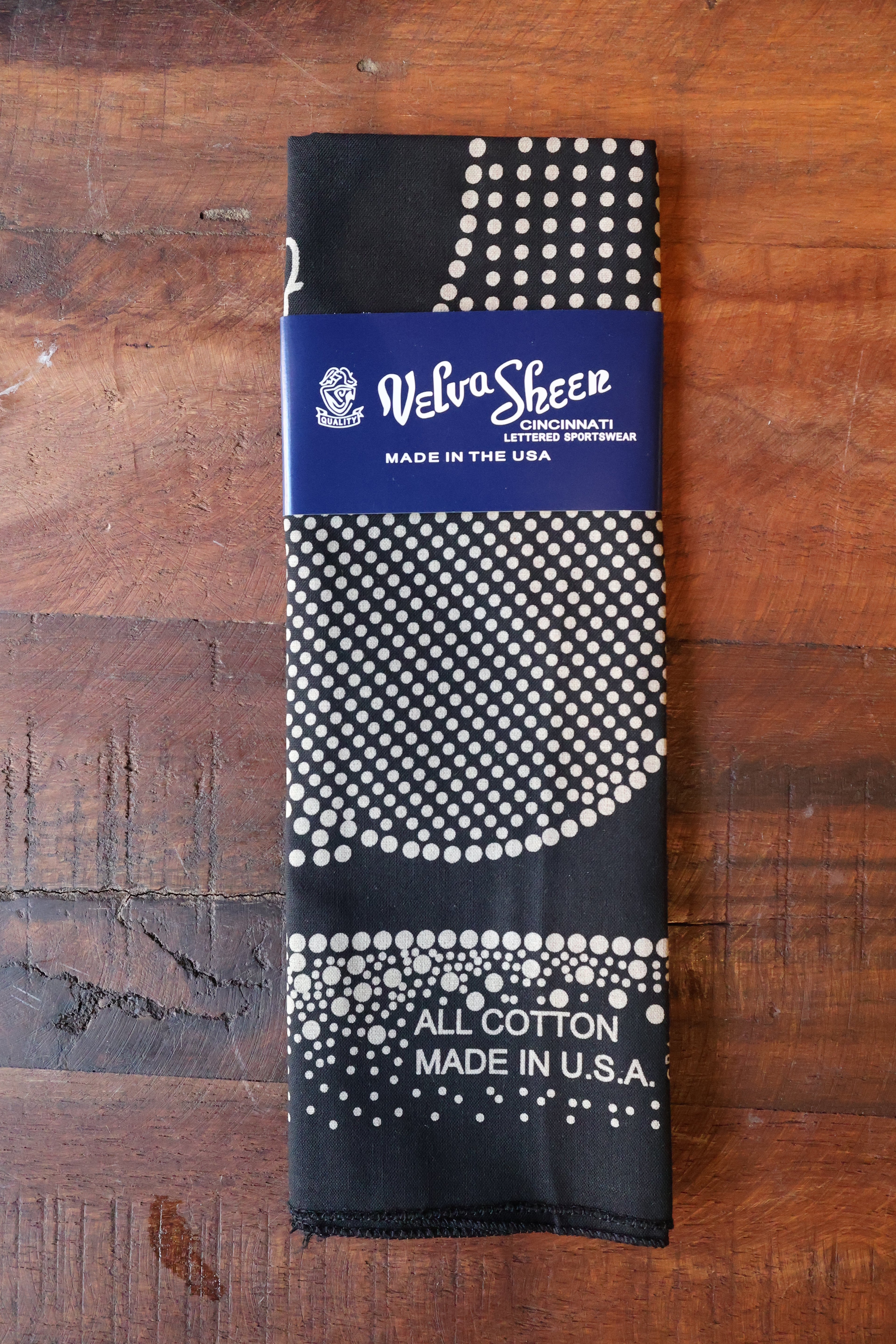 Velva Sheen Dot Bandana