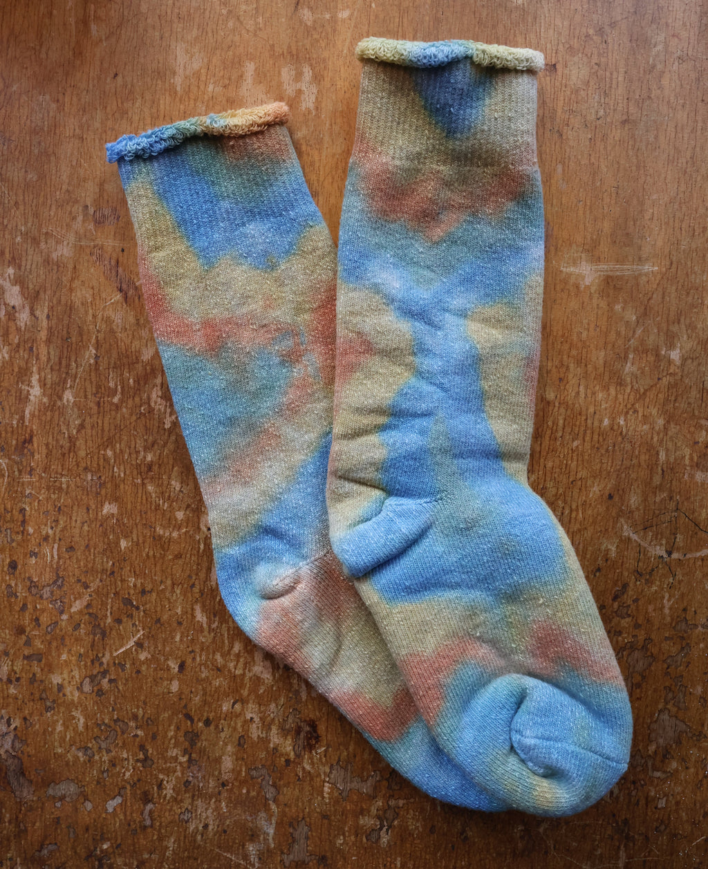 Rototo Tie Dye Pile Socks