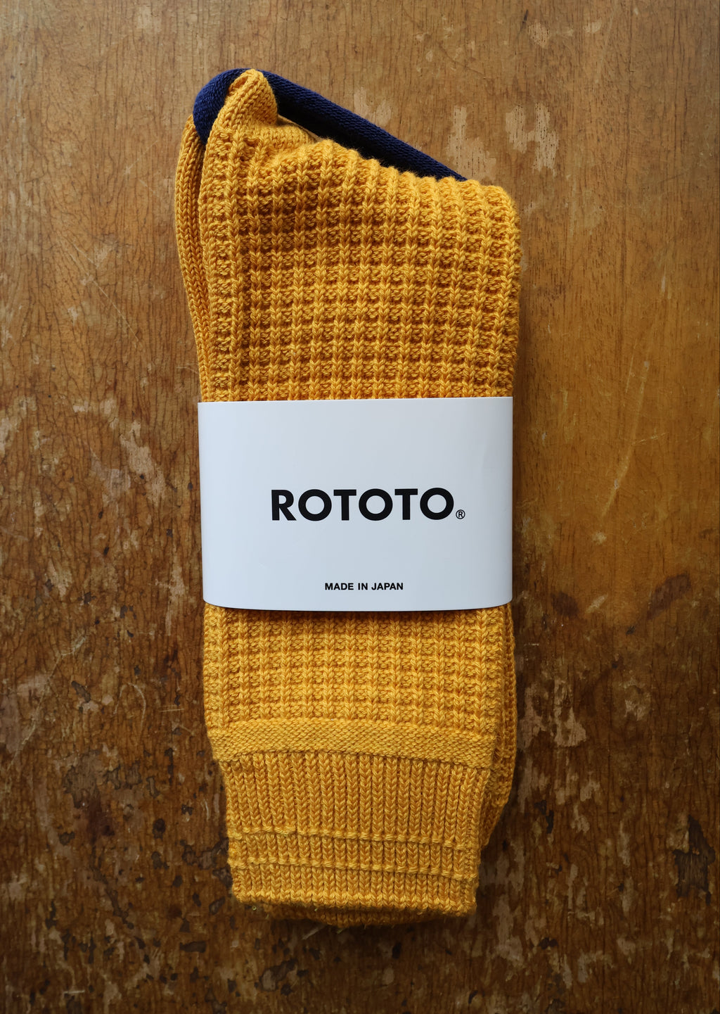 Rototo Cotton Waffle Socks