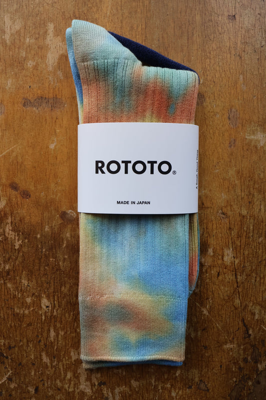 Rototo Tie Dye Swedish Military Socks