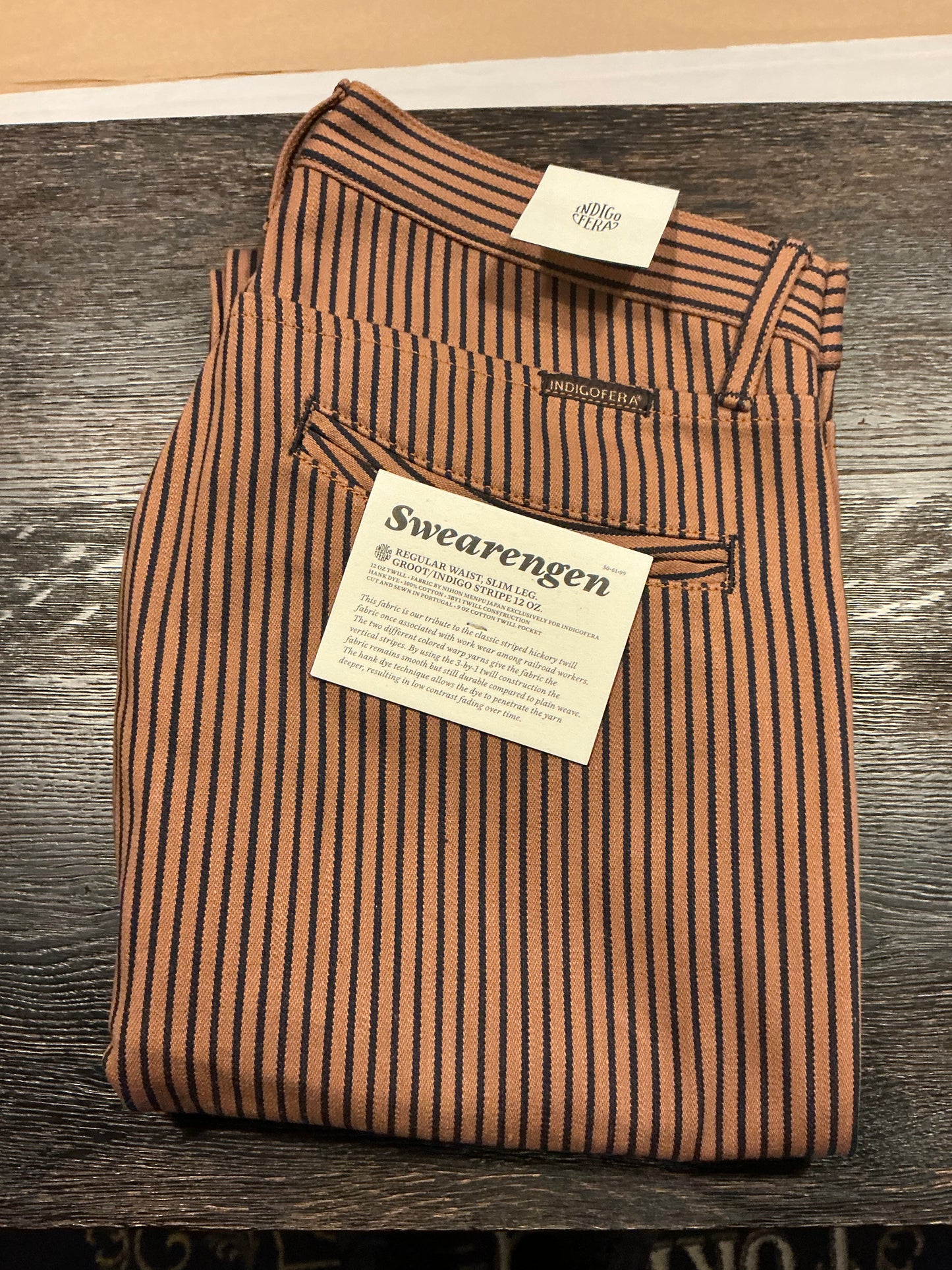 Indigofera Swearengen Hickory Stripe Pants