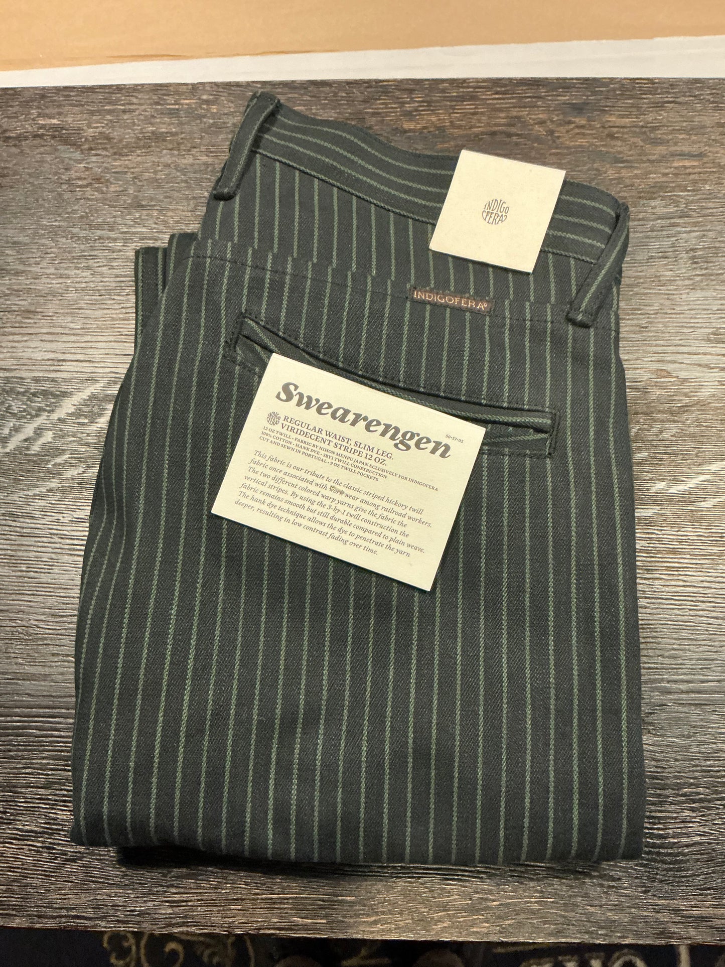 Indigofera Swearengen Hickory Stripe Pants