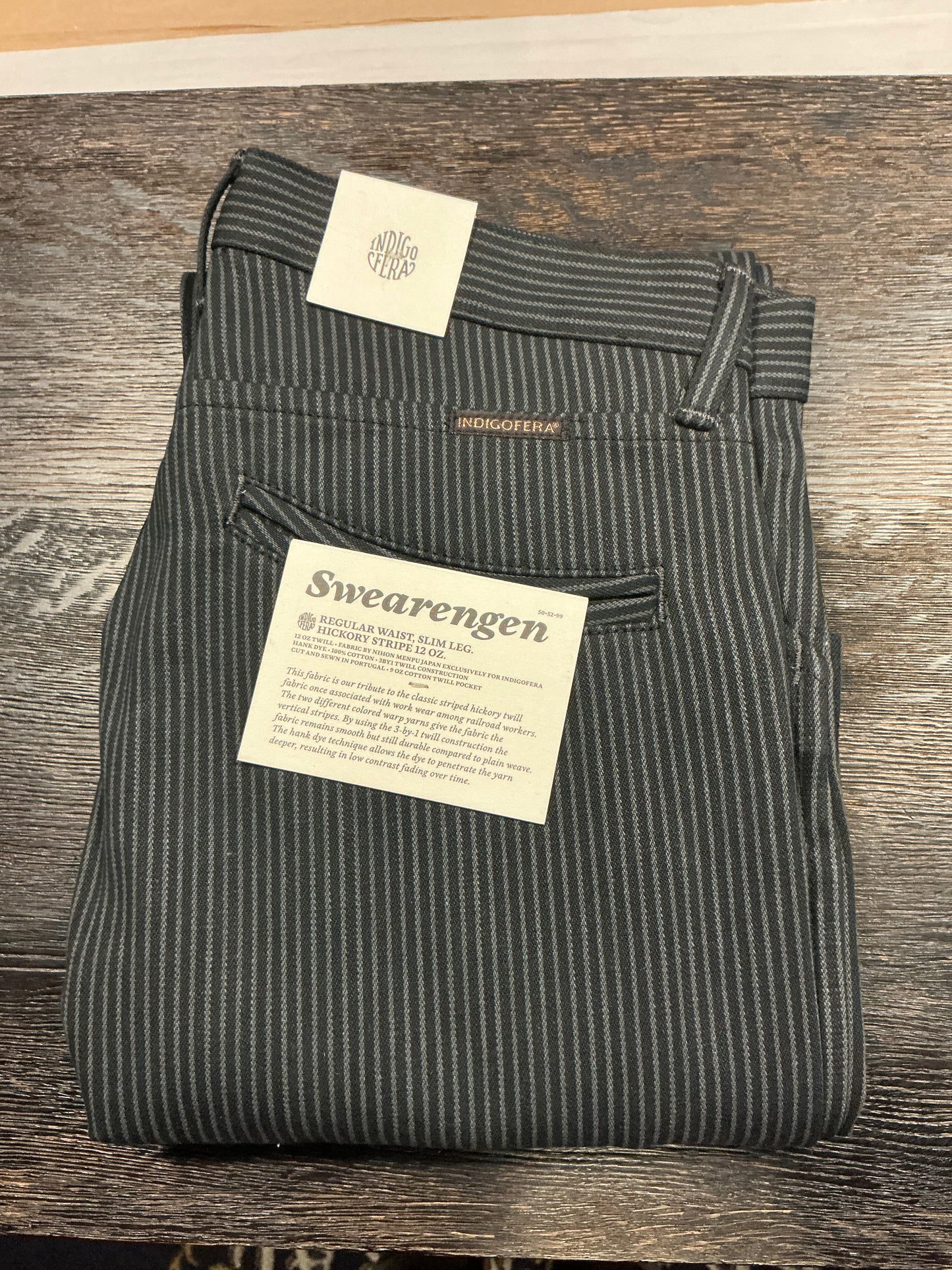 Indigofera Swearengen Hickory Stripe Pants