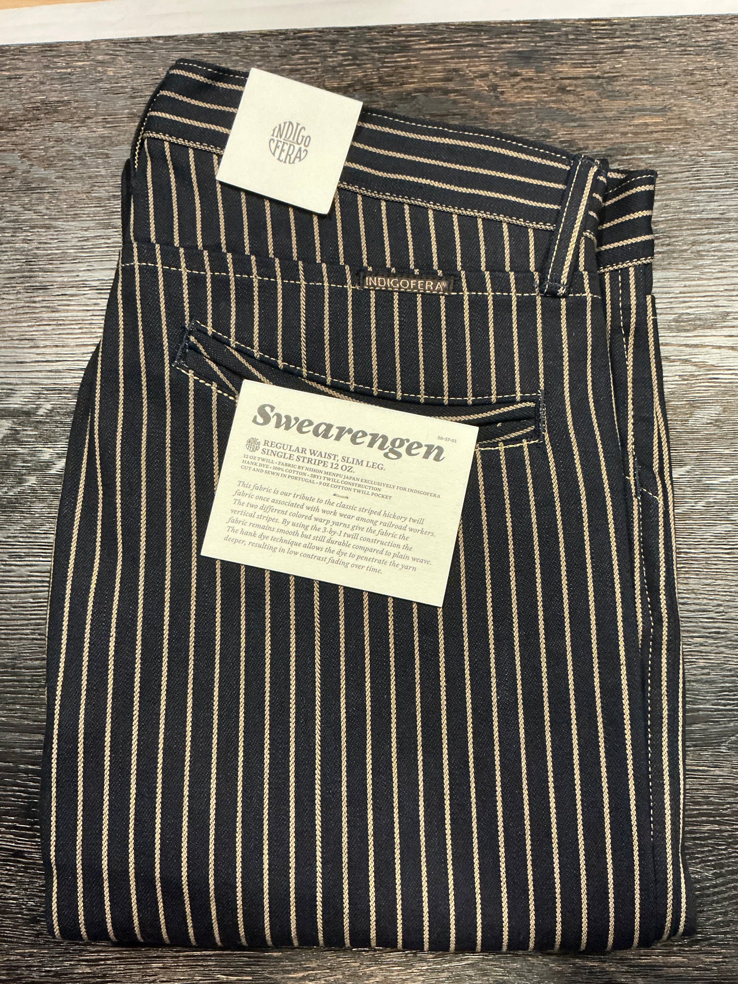 Indigofera Swearengen Hickory Stripe Pants