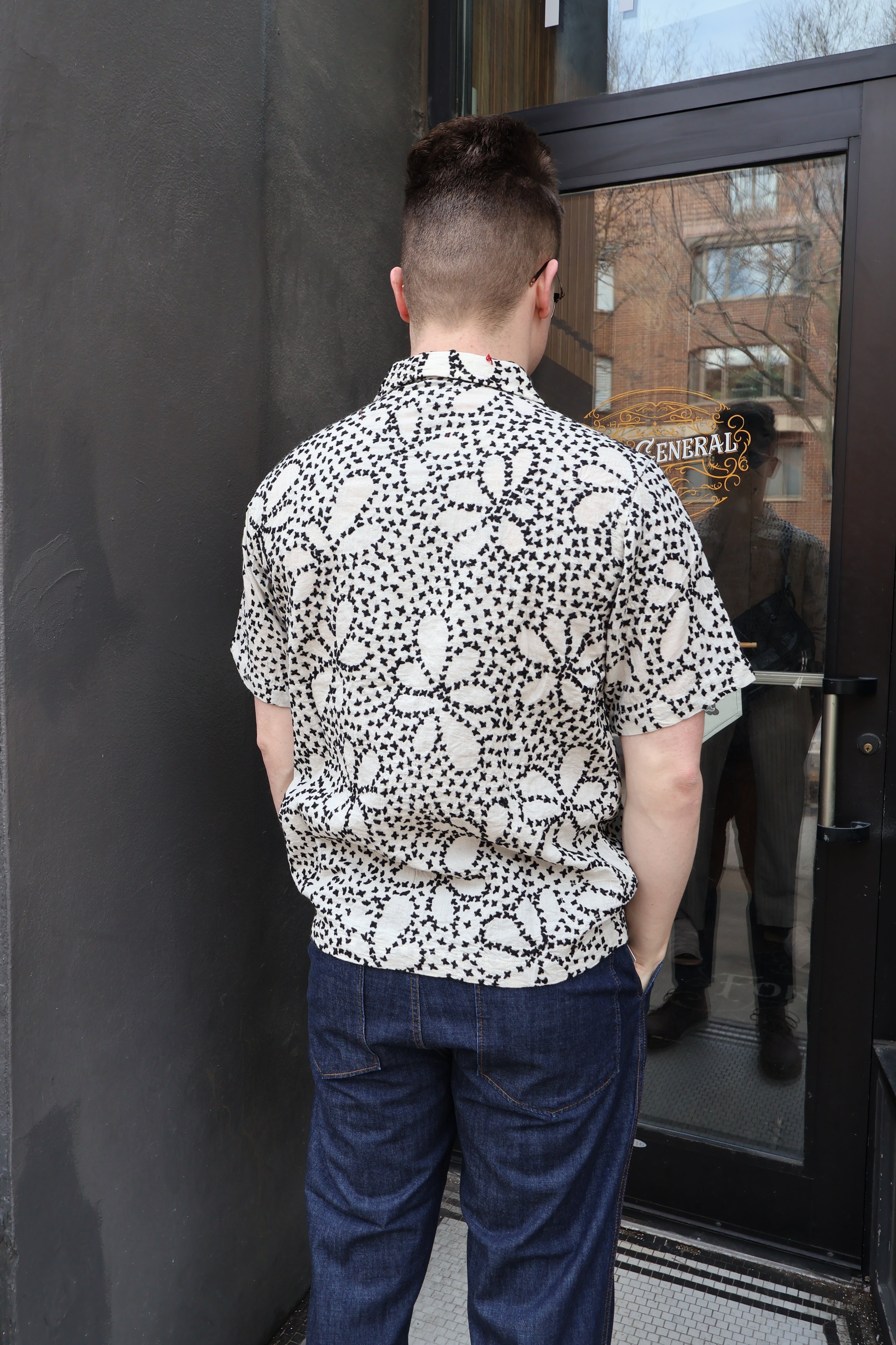 Universal Works Kantha Flower Road Shirt