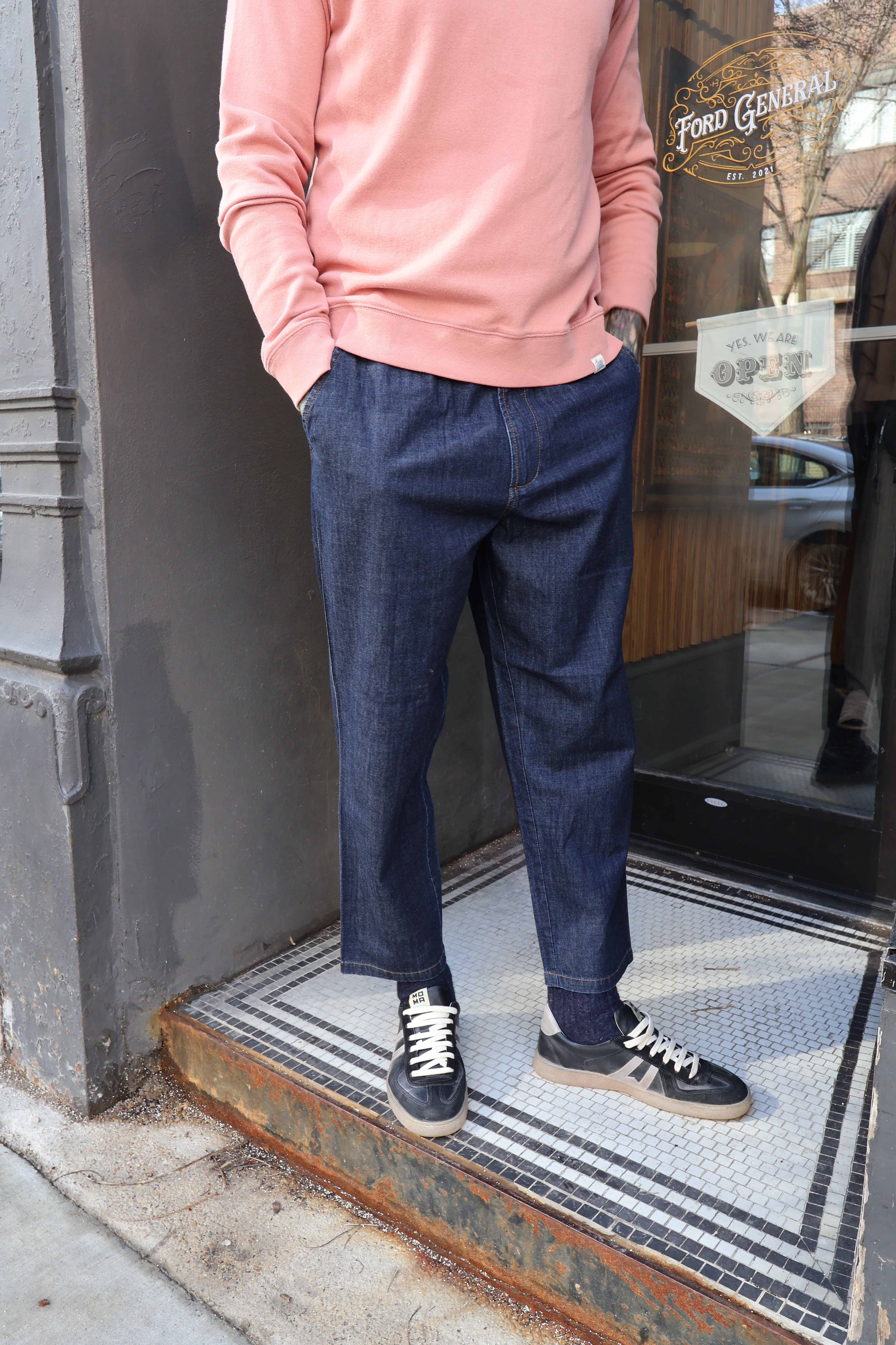 Universal Works Kaihara Denim Hi Water Trouser