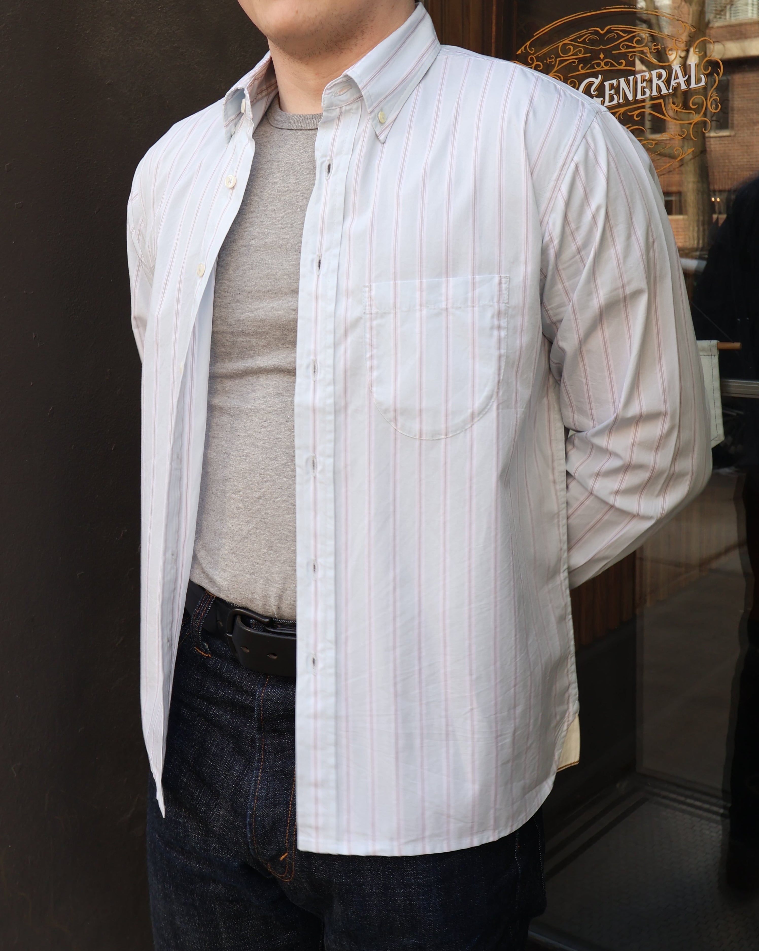 Universal Works Urban Stripe Lazy Day Shirt