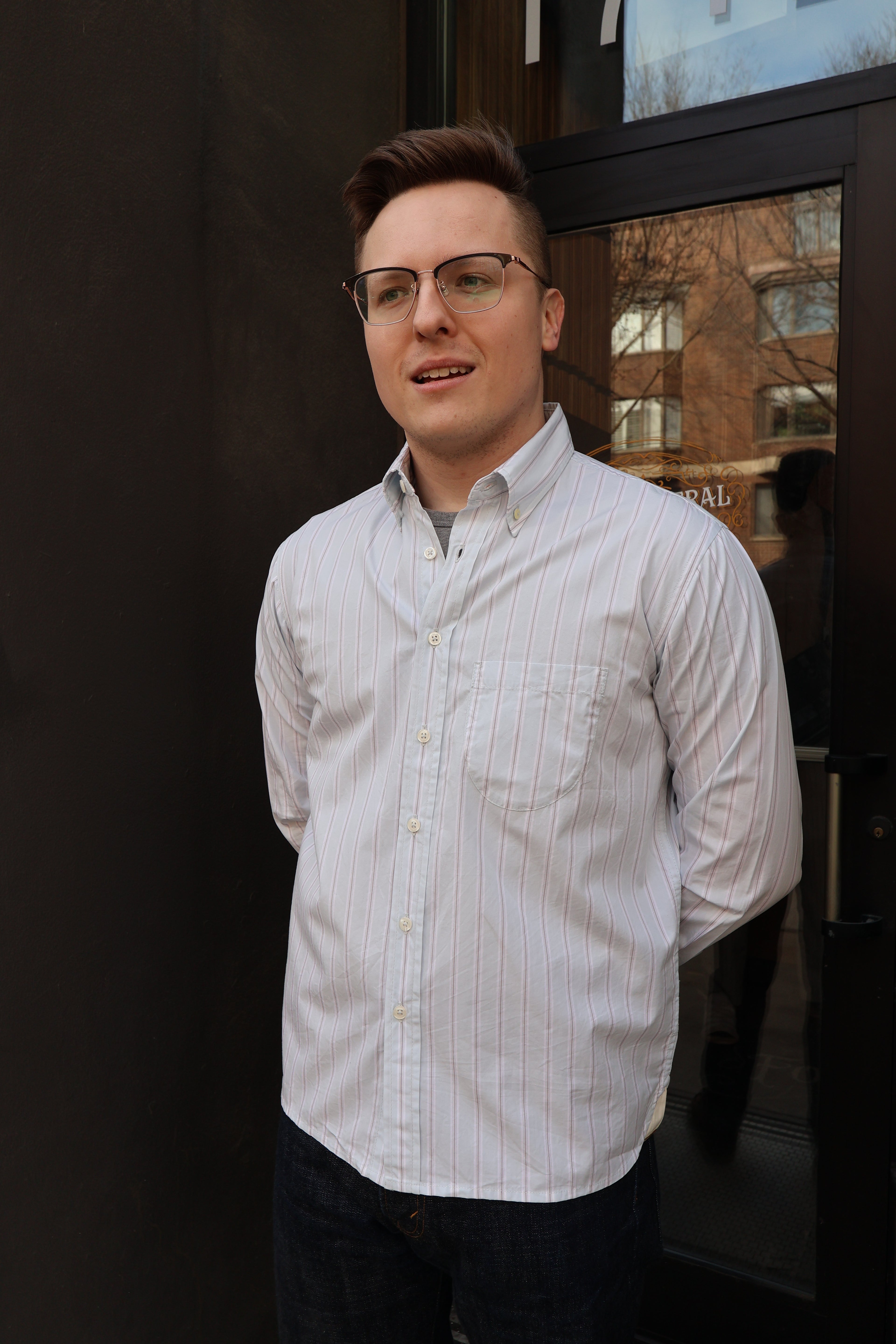Universal Works Urban Stripe Lazy Day Shirt