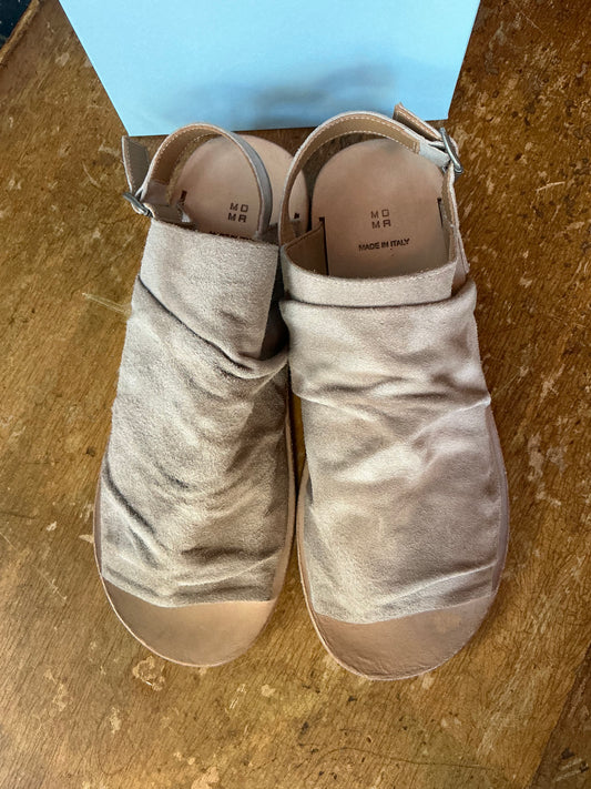 MOMA Camoscione Sandals Light Grey