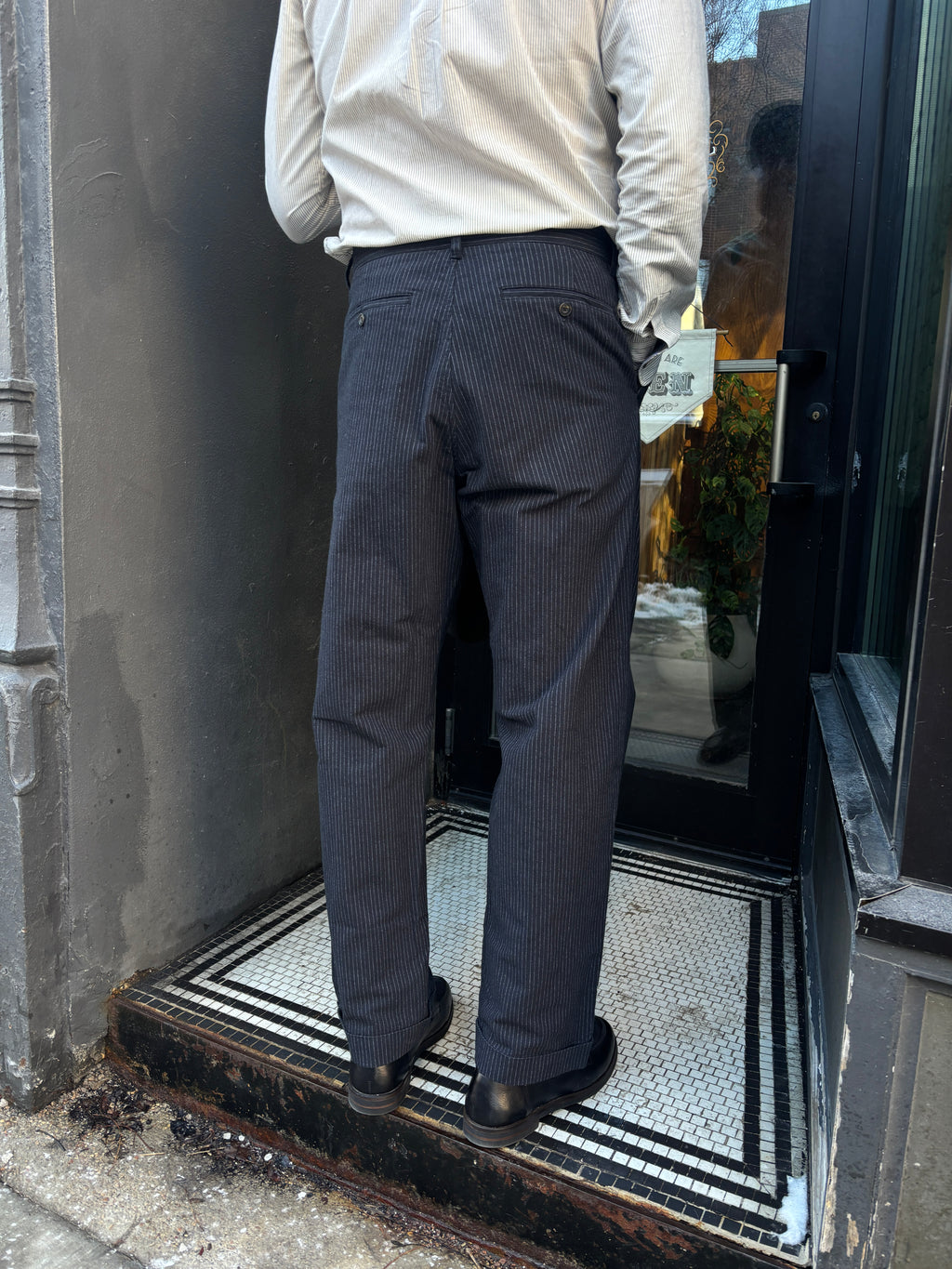 Hansen Sune Pleated Wide Cut Trouser