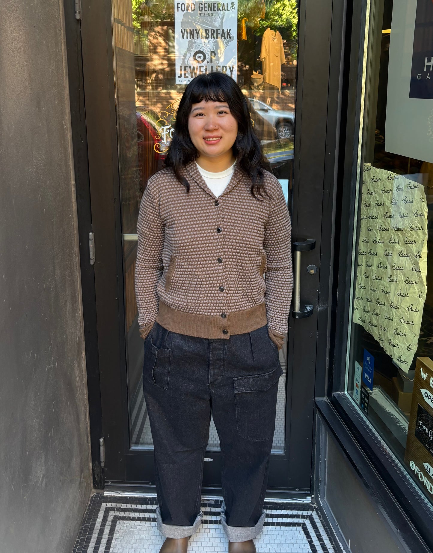 GRP Women's Shawl Collar Cardigan