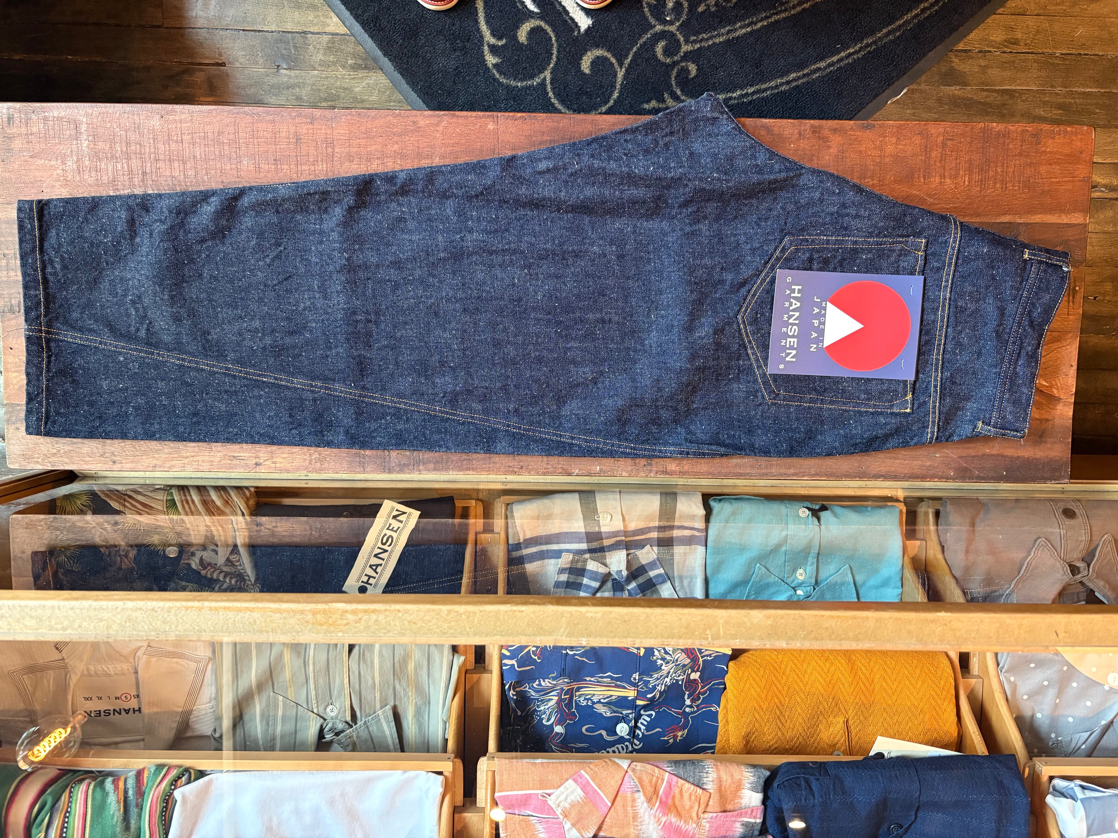 Hansen Robby Wide Cut Denim Jean Trousers
