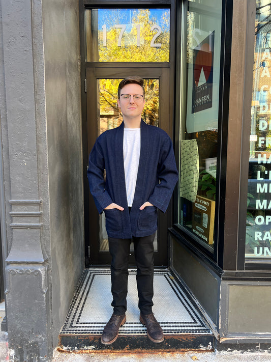 omotodenim 12oz Cube Sashiko Happi