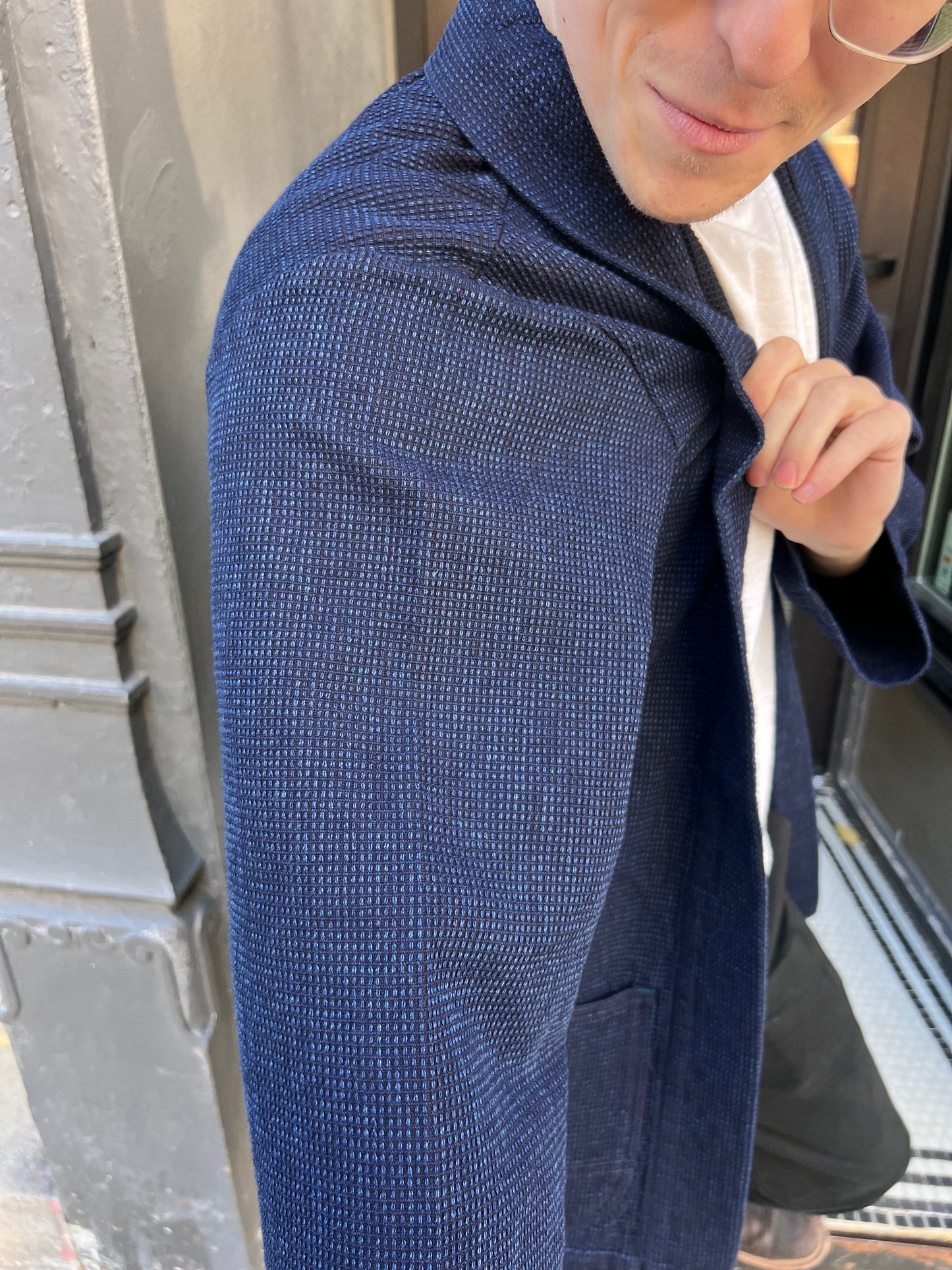 omotodenim 12oz Cube Sashiko Happi