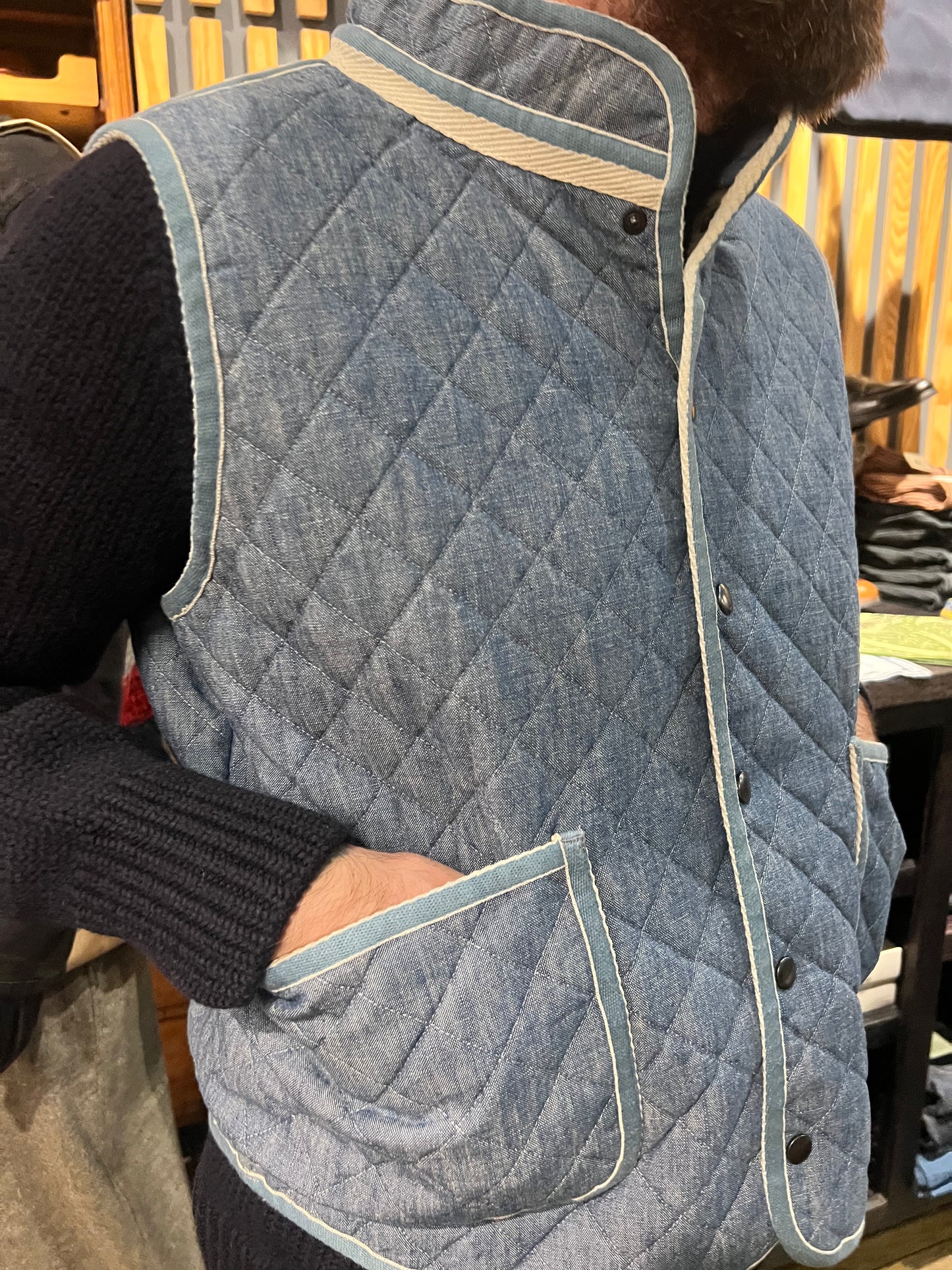 Fleurs de Bagne "Col Officer" Vest