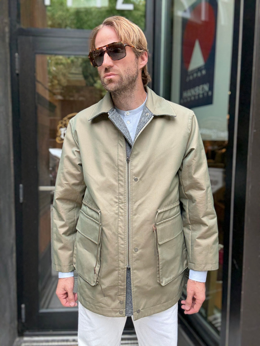 Caledoor Reversible Beaver Herringbone Jacket
