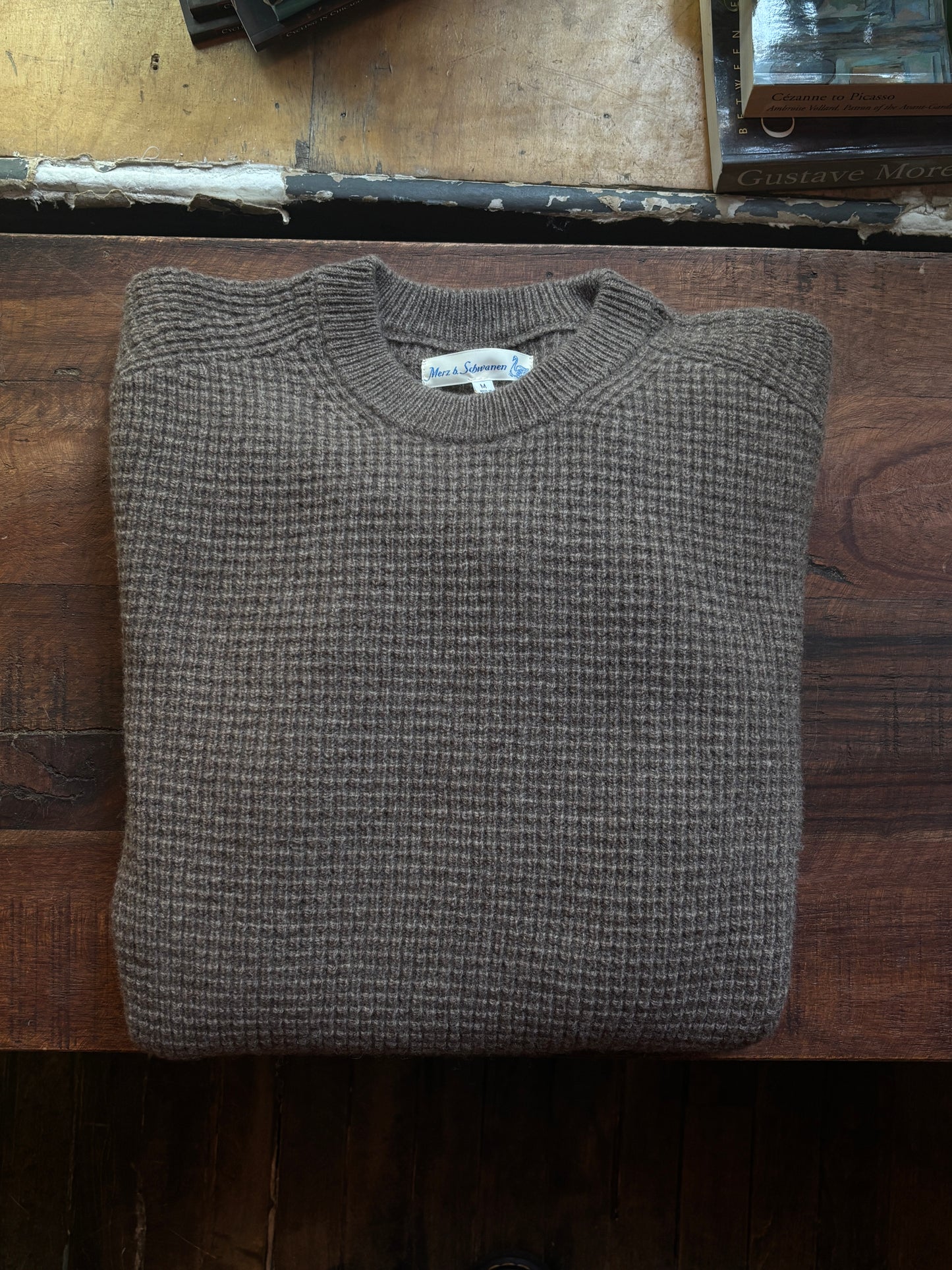Merz b. Schwanen Blade 02 Waffle Structured Pullover