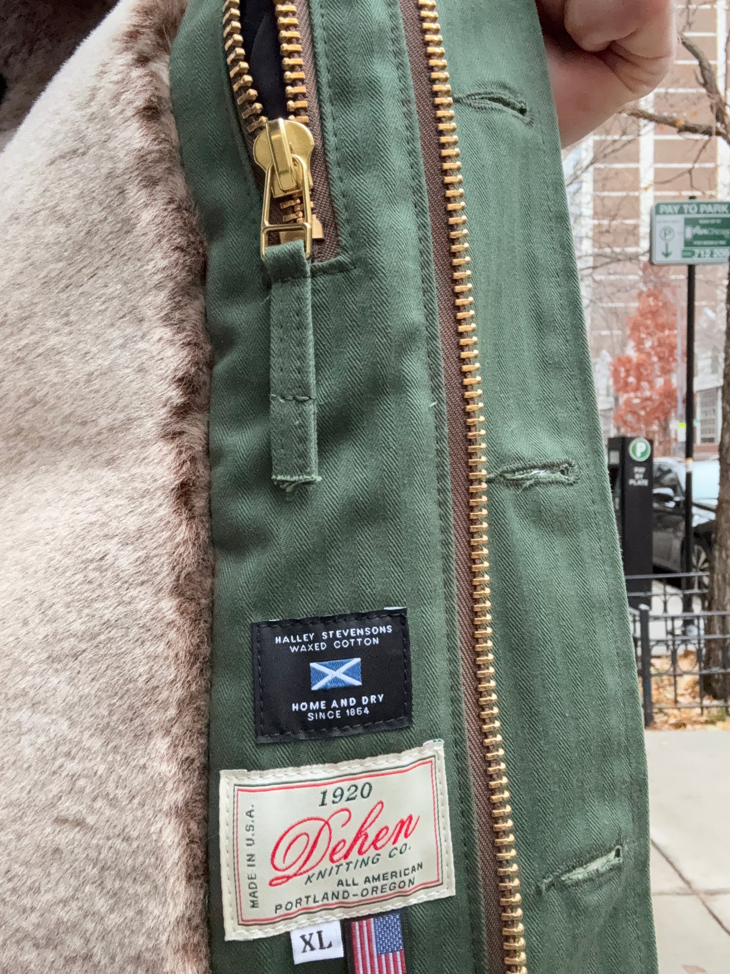 Dehen 1920 N-1 Deck Jacket Dry Wax Cotton