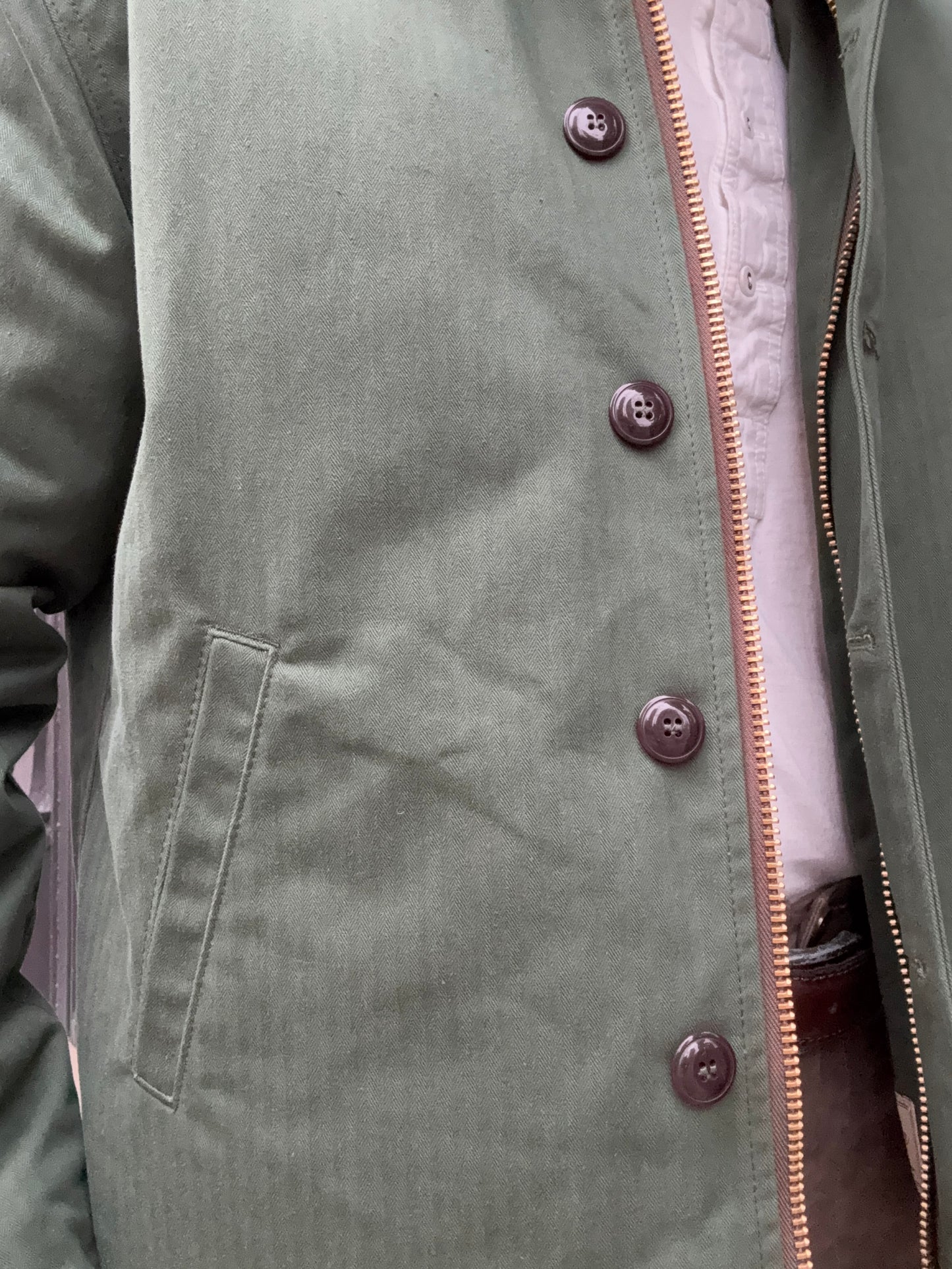 Dehen 1920 N-1 Deck Jacket Dry Wax Cotton