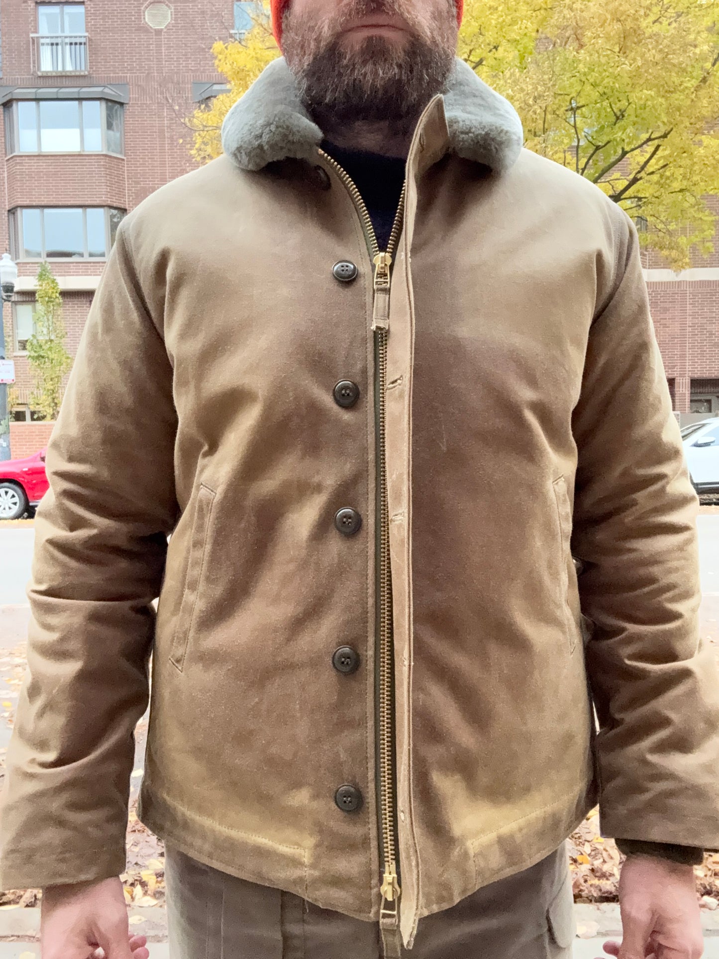 Dehen 1920 N-1 Deck Jacket Waxed Canvas