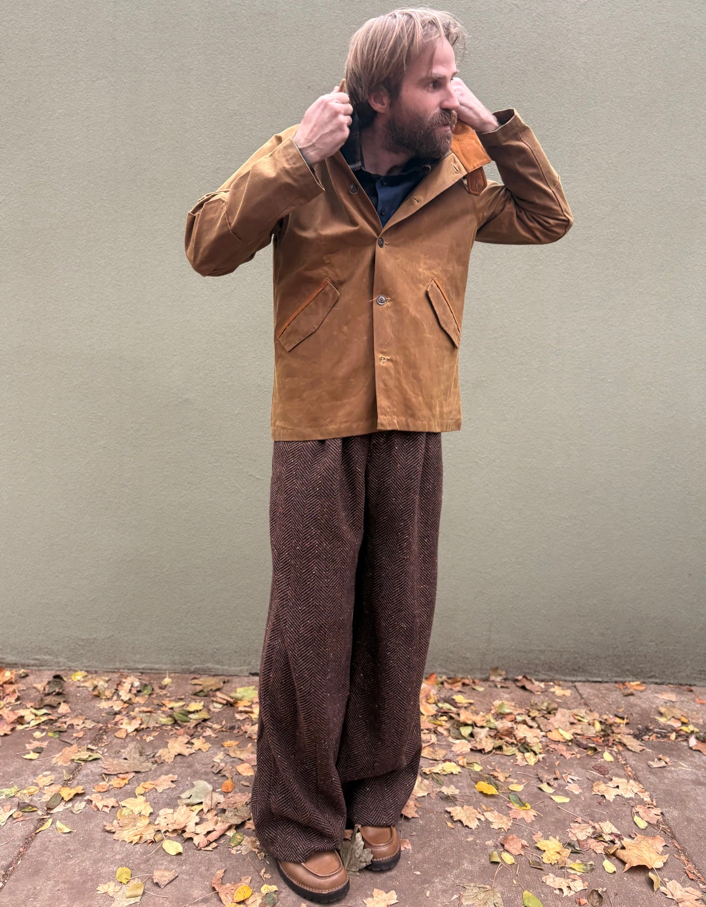 Fleurs de Bagne Waxed "Lantern" Jacket