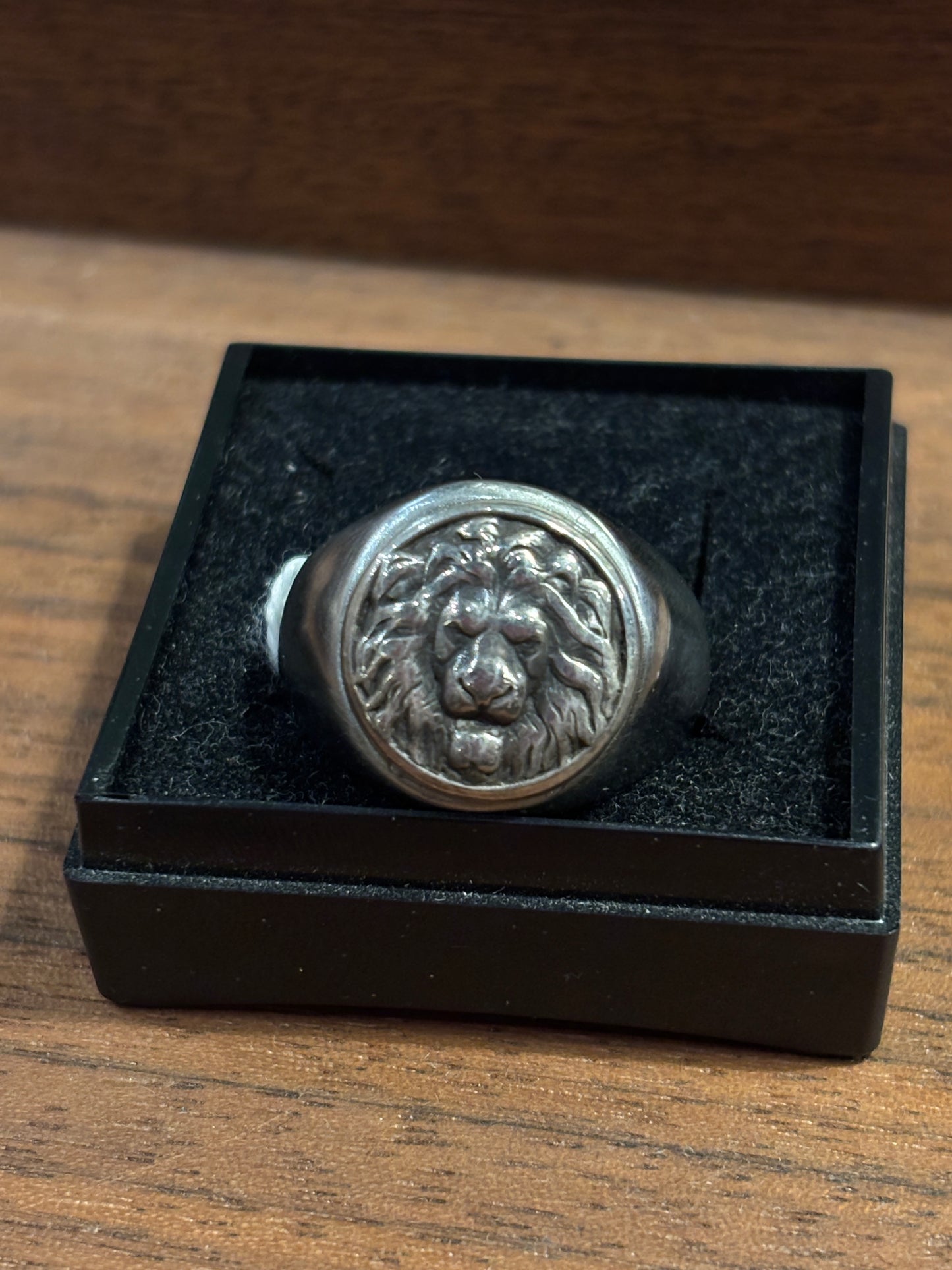 B159 Bague Chevalière Lion