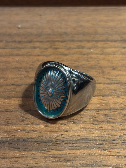 B173 Chevaliere Concho Turquoise