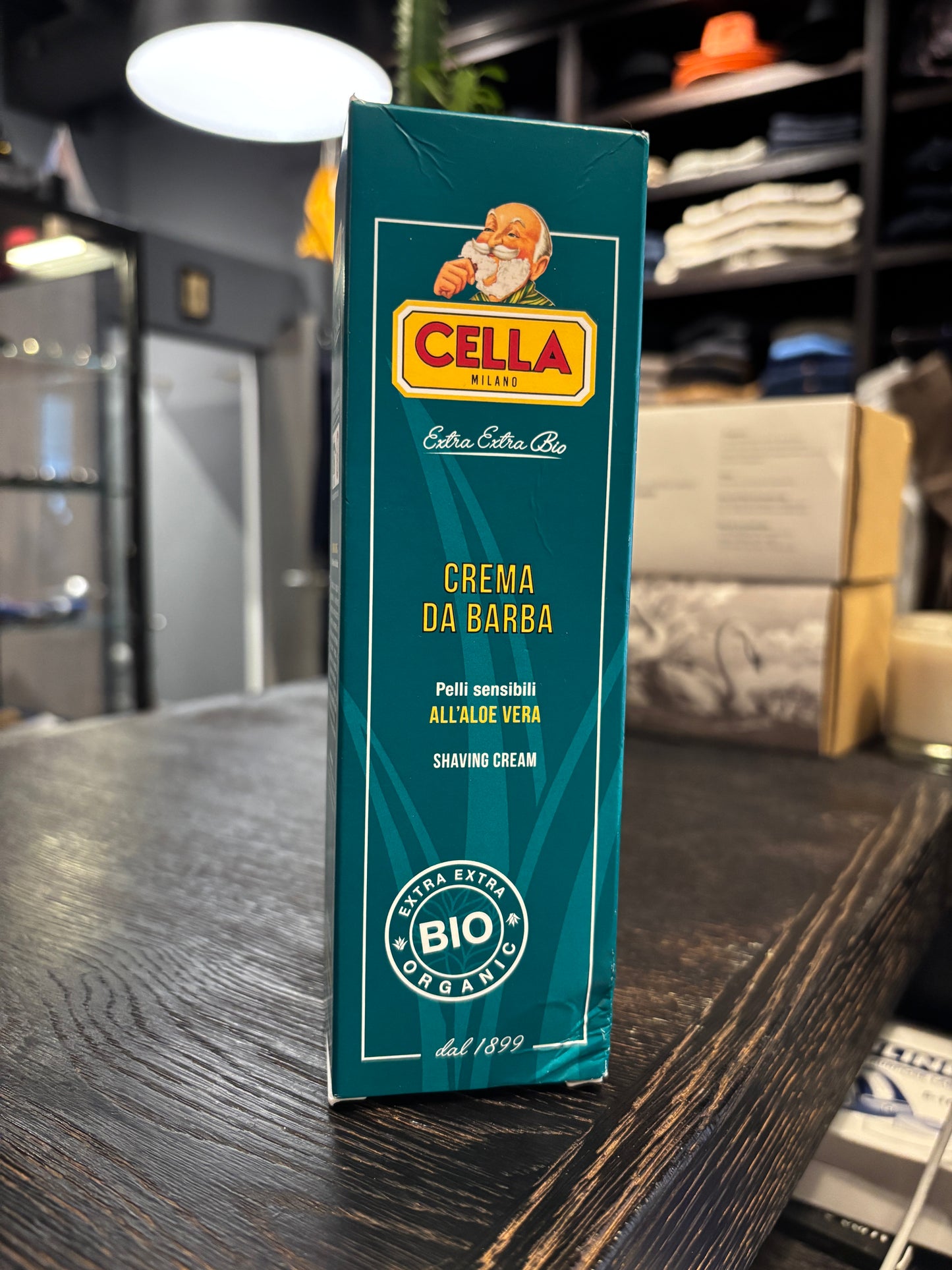Organic Shaving Cream Tube - Cella