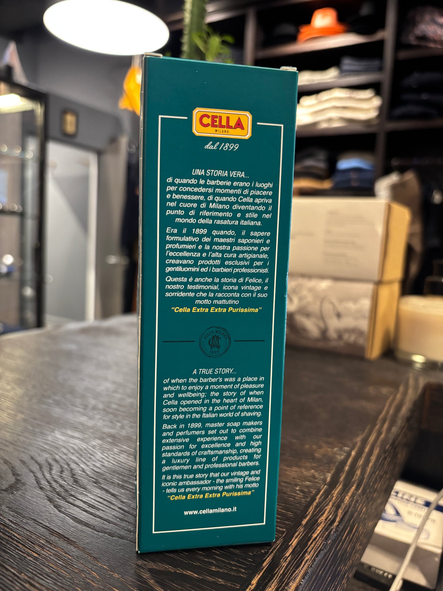 Organic Shaving Cream Tube - Cella