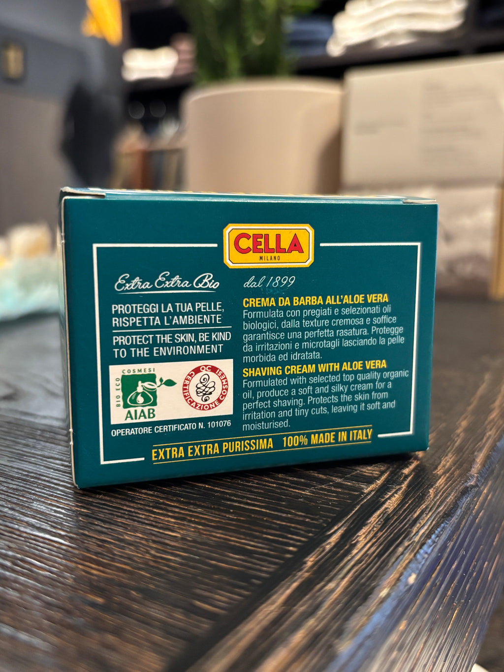 Aloe Vera Shaving Cream - Cella Milano
