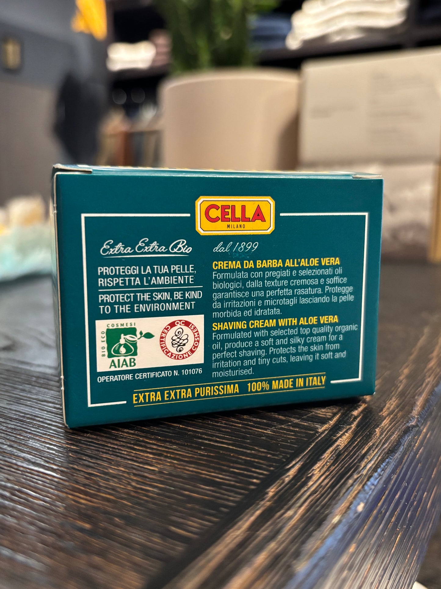 Aloe Vera Shaving Cream - Cella Milano