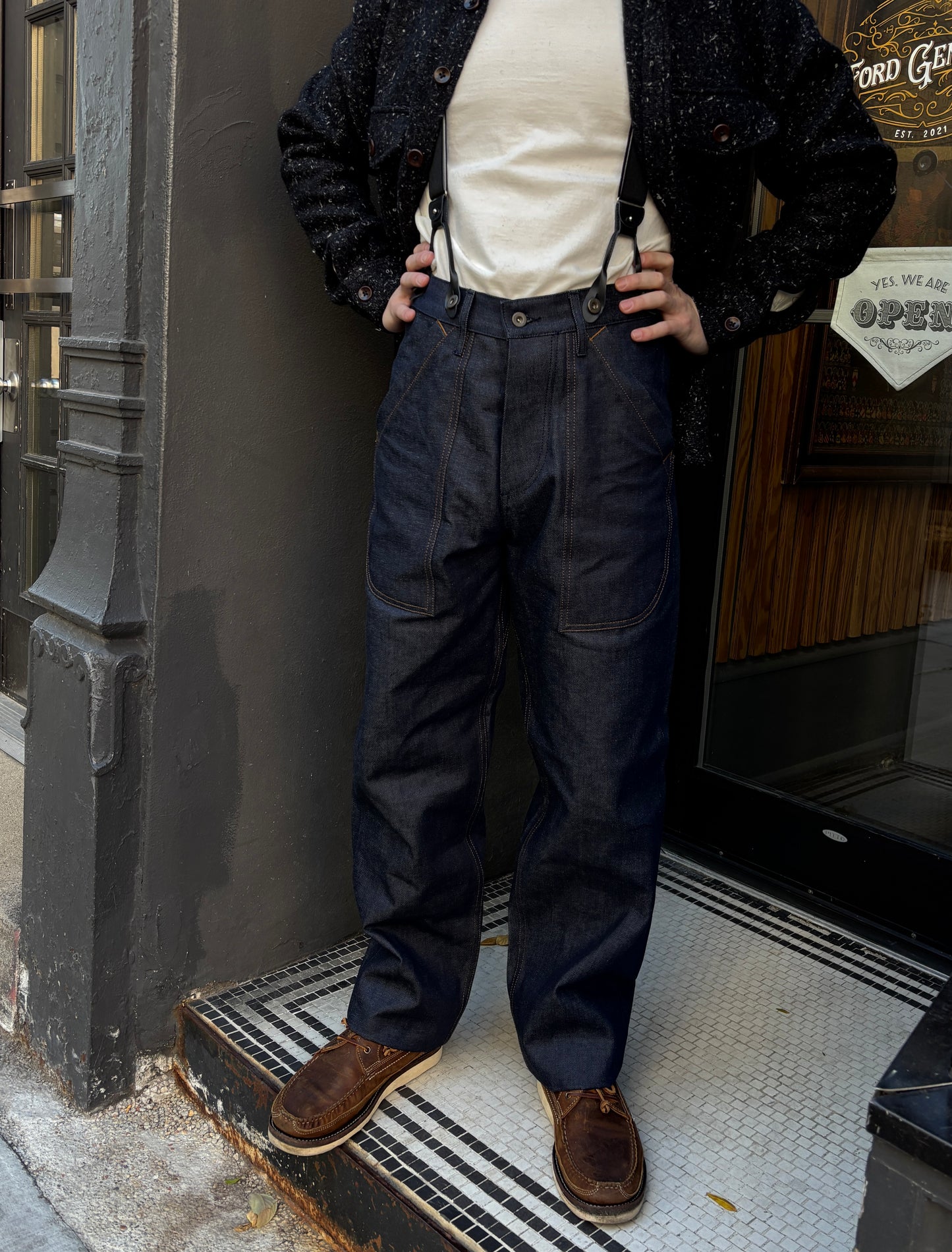 Fleurs de Bagne Cargo Selvedge Denim "Heavily Used"