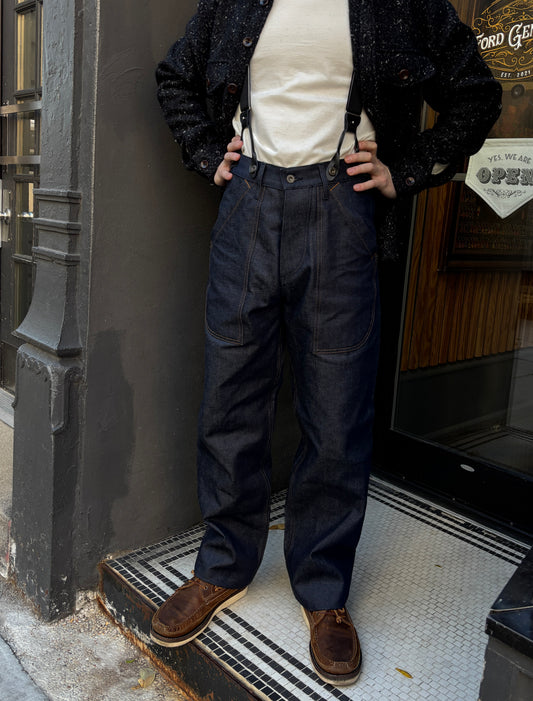 Fleurs de Bagne Cargo Selvedge Denim "Heavily Used"